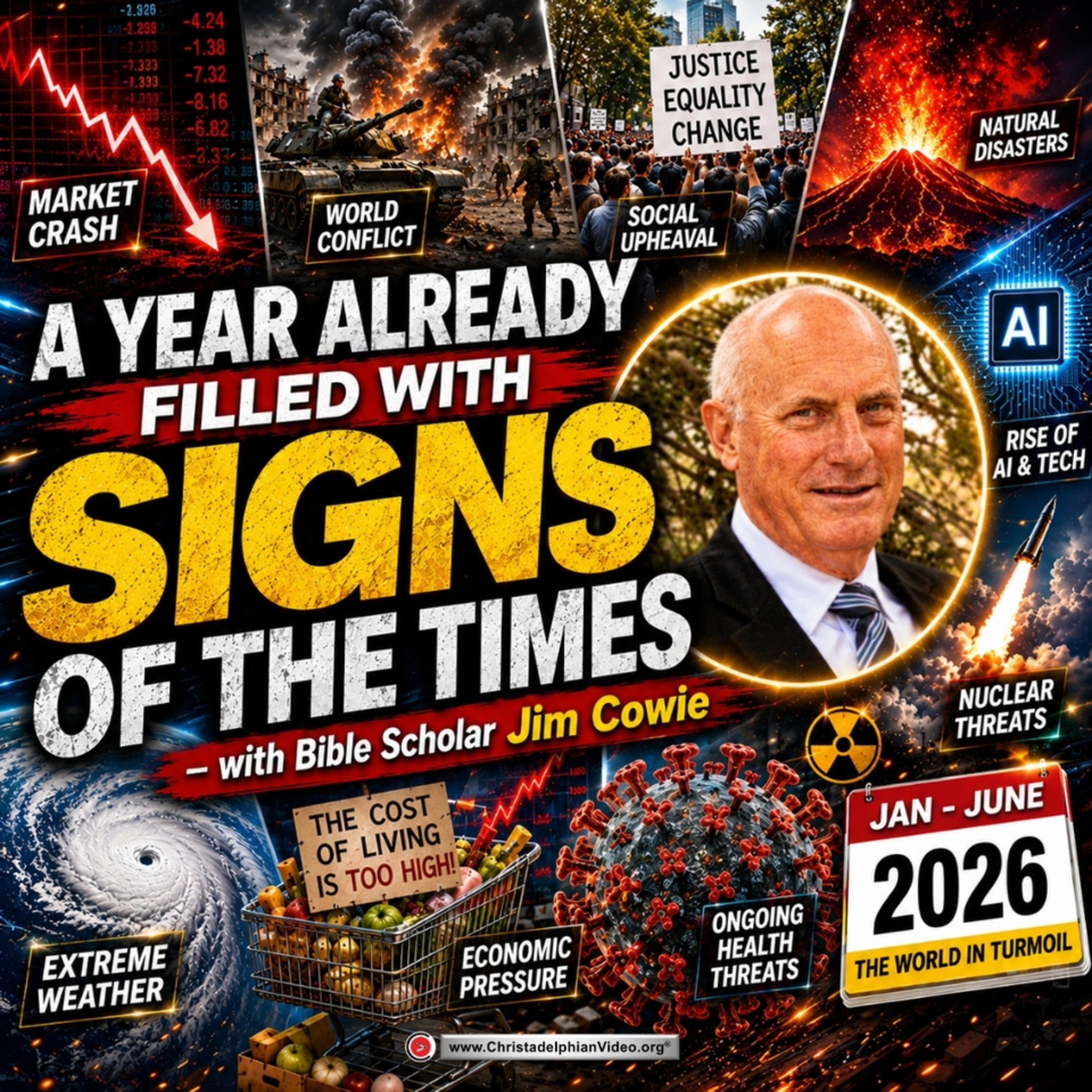 A Troubled Year Already filled with Signs of the Times - With Bible Scholar Jim Cowie episode artwork