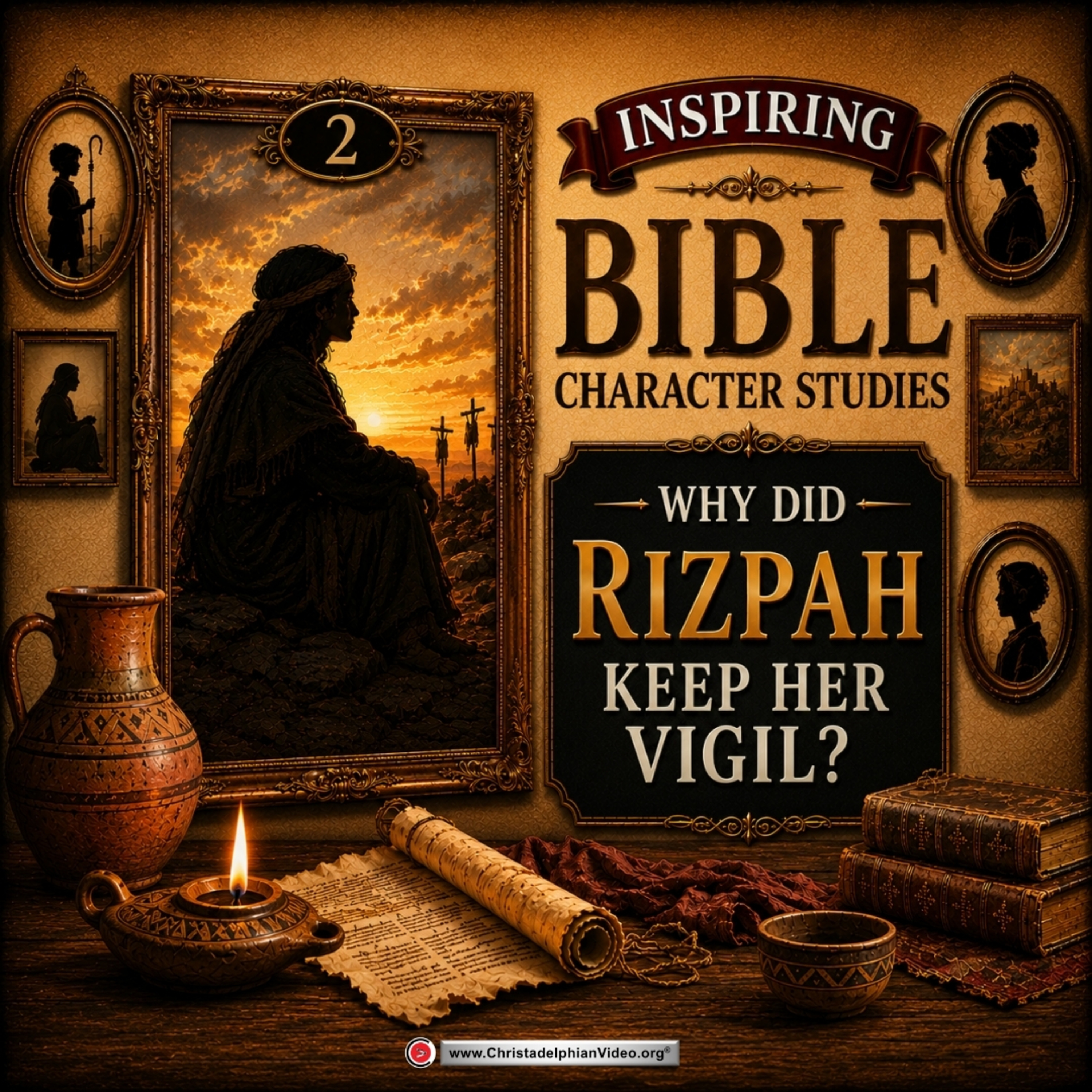 G0@ Inspiring Bible Character Studies # 2 'Why Did Rizpah Keep Her Vigil?' with Roger Lewis episode artwork