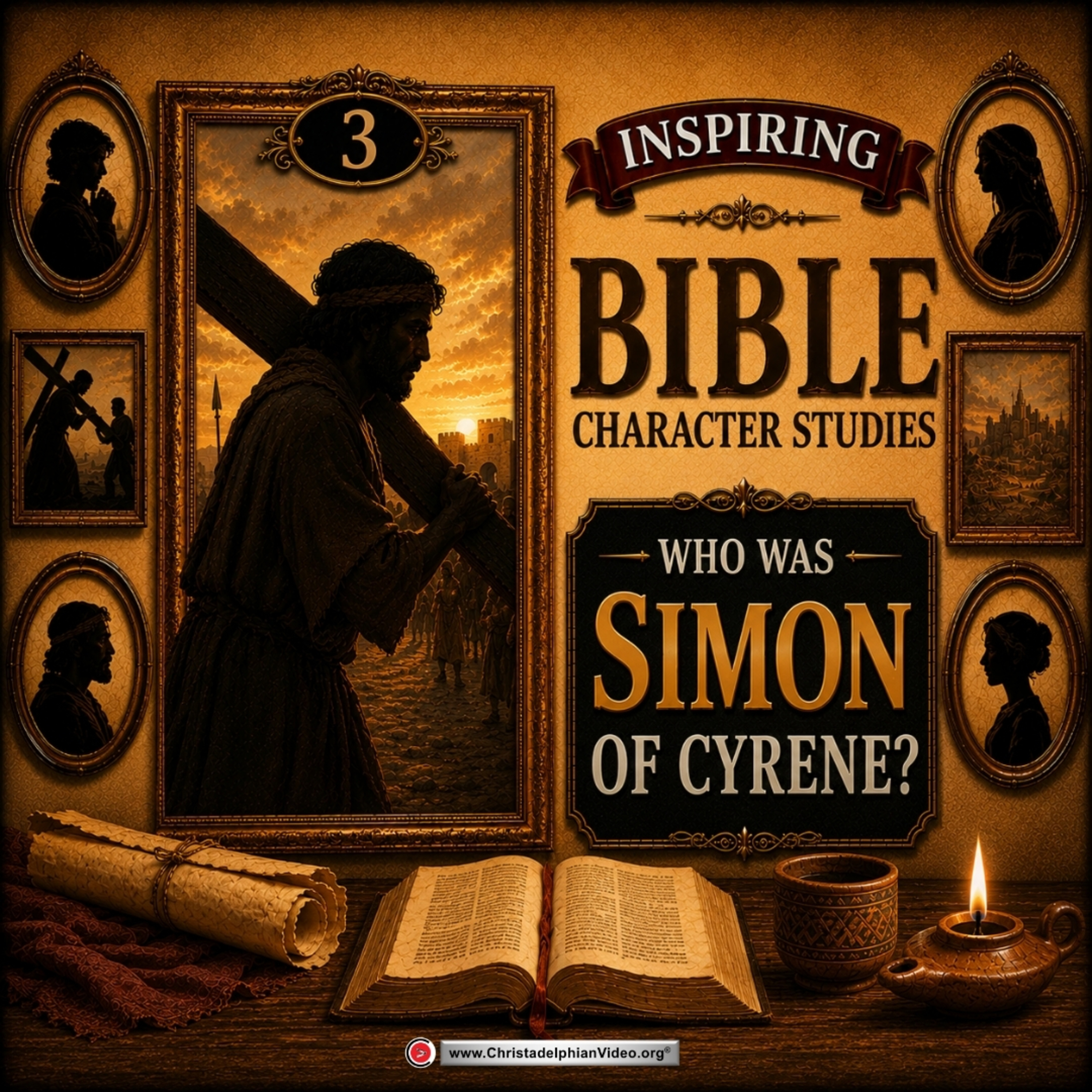 G0@ Inspiring Bible Character Studies #3 'Who Was Simon of Cyrene? with Bible Scholar Roger Lewis episode artwork