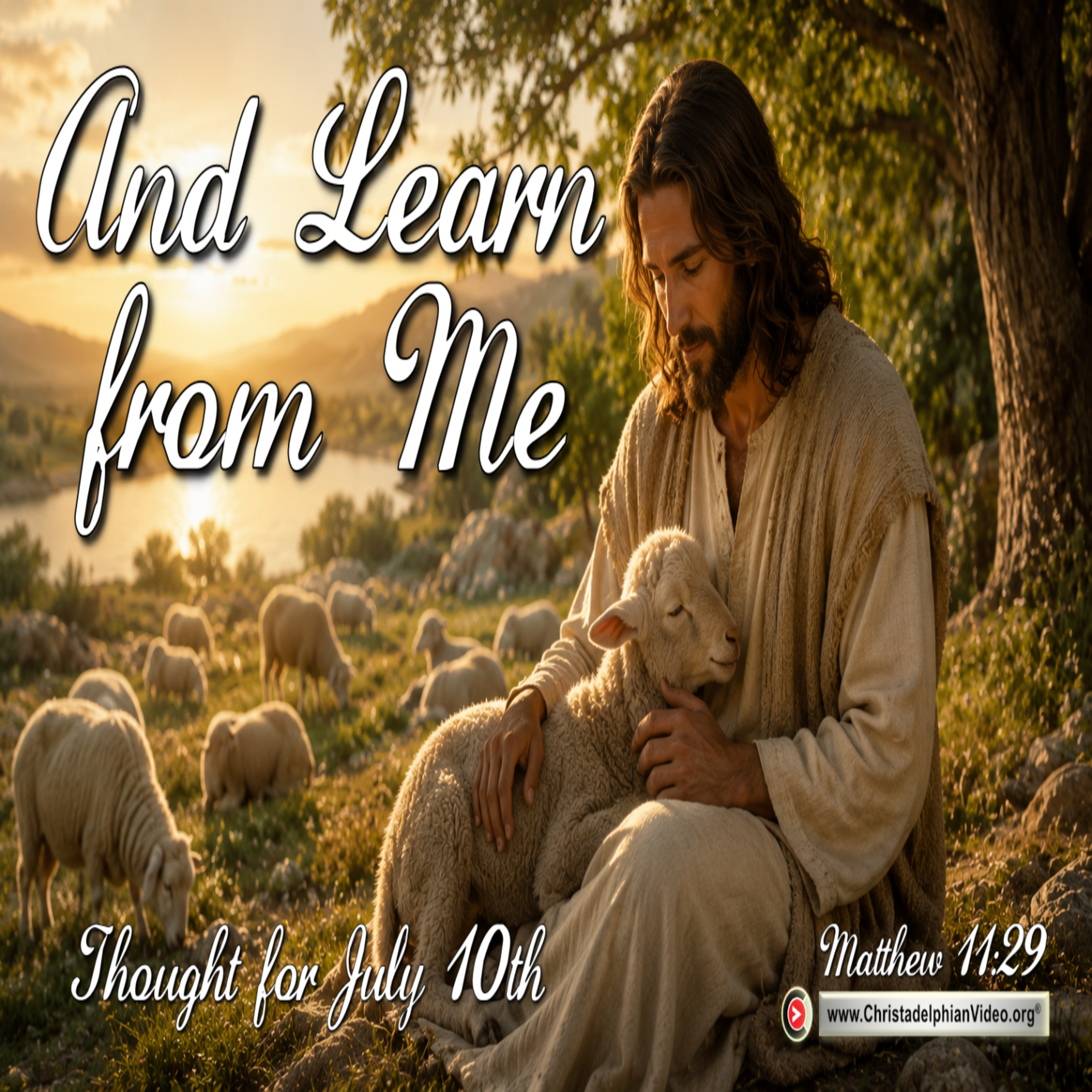 Thought for July 10th. “TO WHOM THE SON CHOOSES TO …” episode artwork