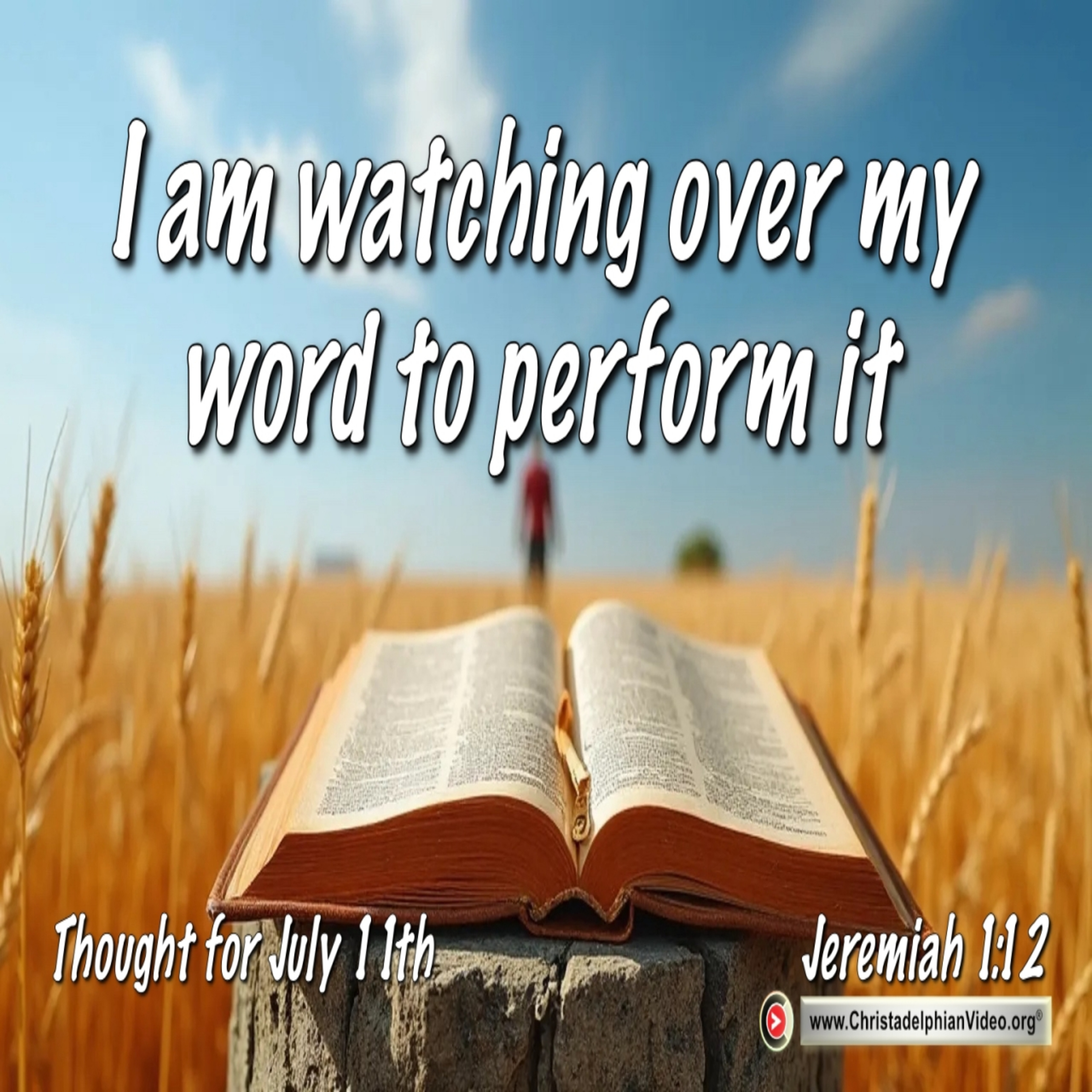 July 11th. “I AM WATCHING OVER MY WORD” episode artwork
