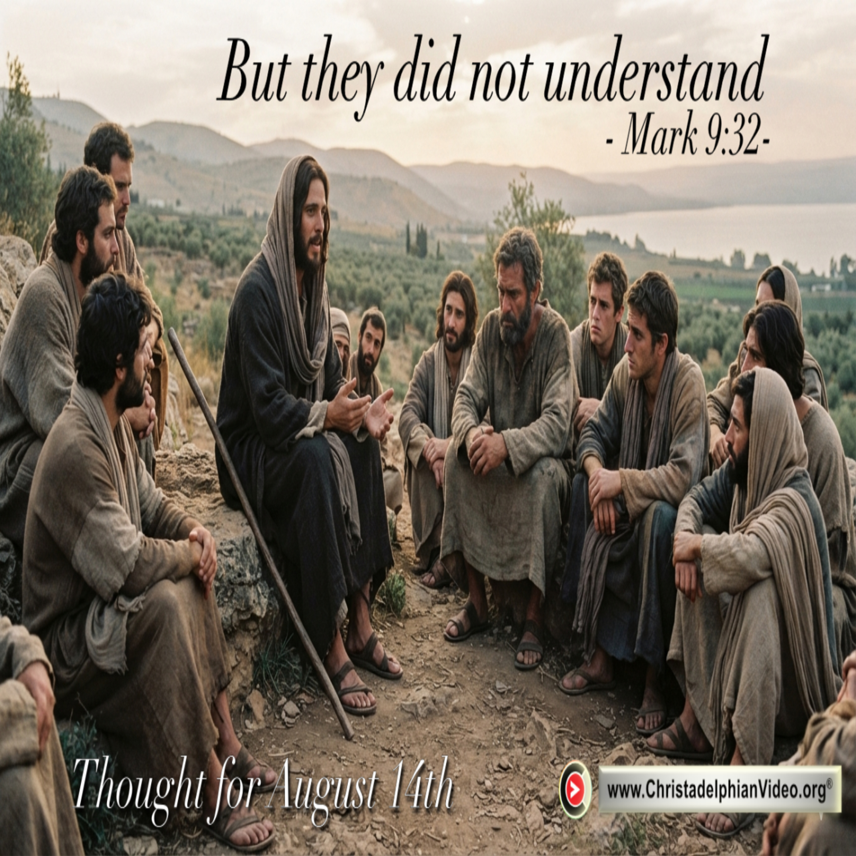 Thought for August 14th. “THEY DID NOT UNDERSTAND …” episode artwork