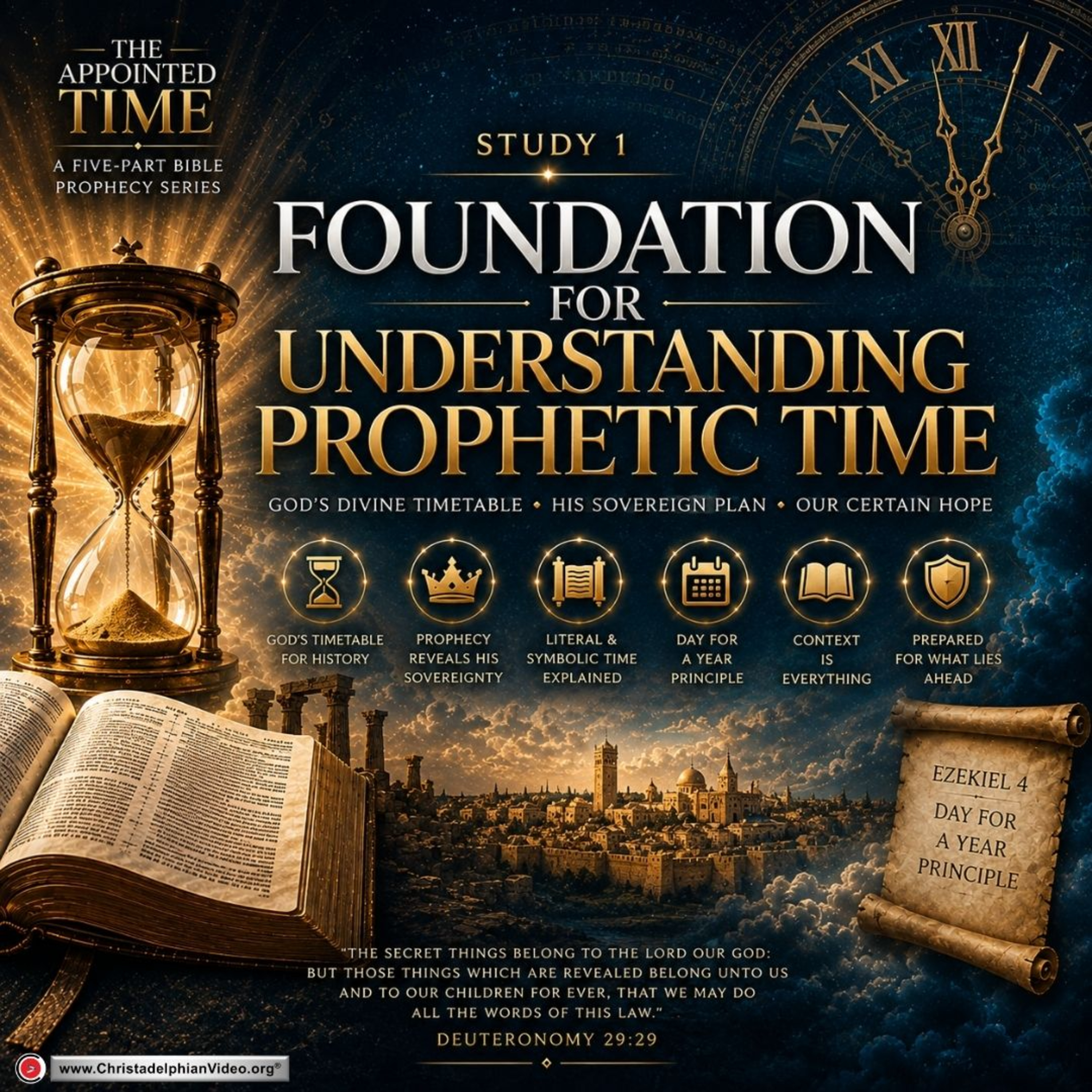 The Appointed Time #1 'Foundation for Understanding Prophetic Time' bible Student David Zammit episode artwork
