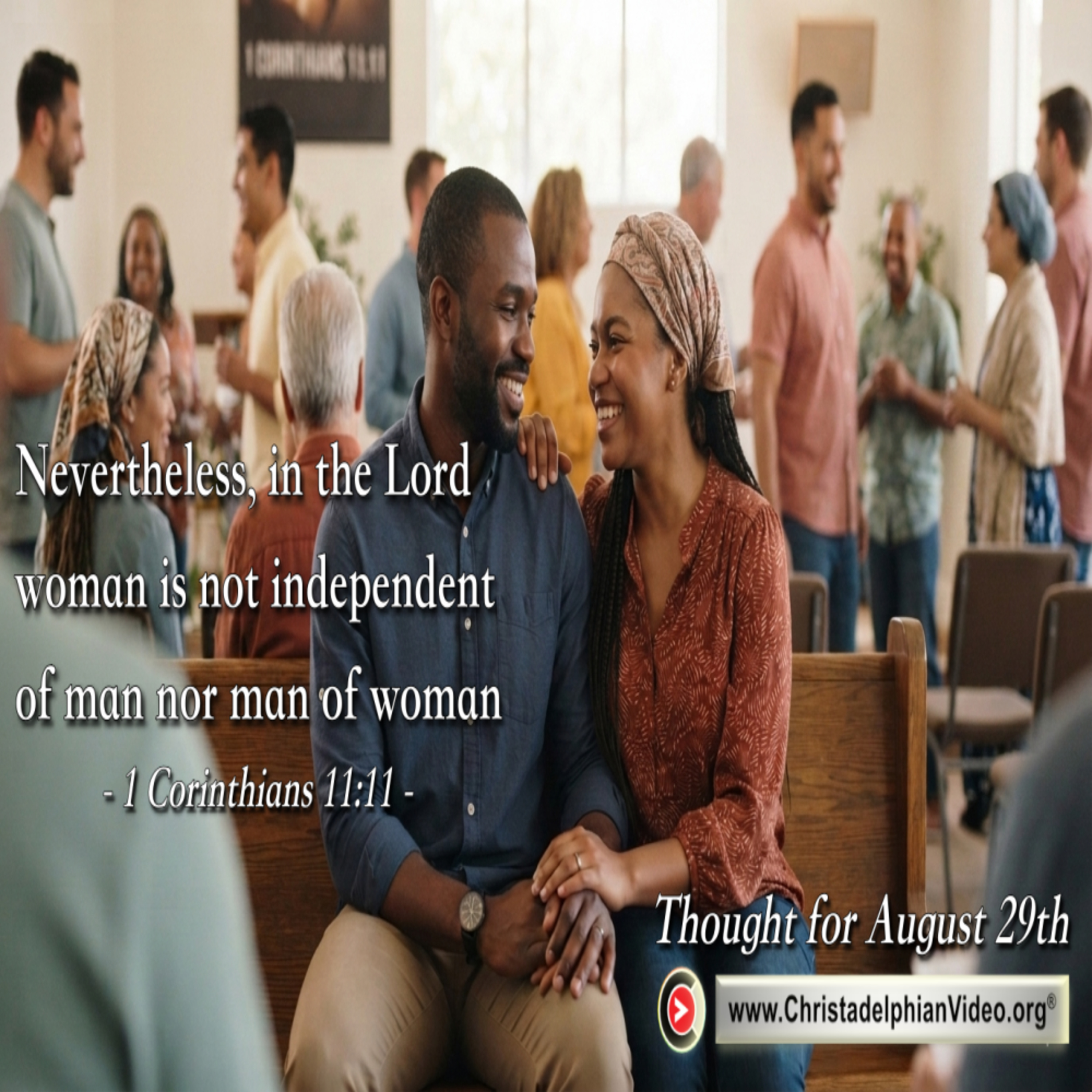 Thought for August 29th. “NEVERTHELESS, IN THE LORD …” episode artwork