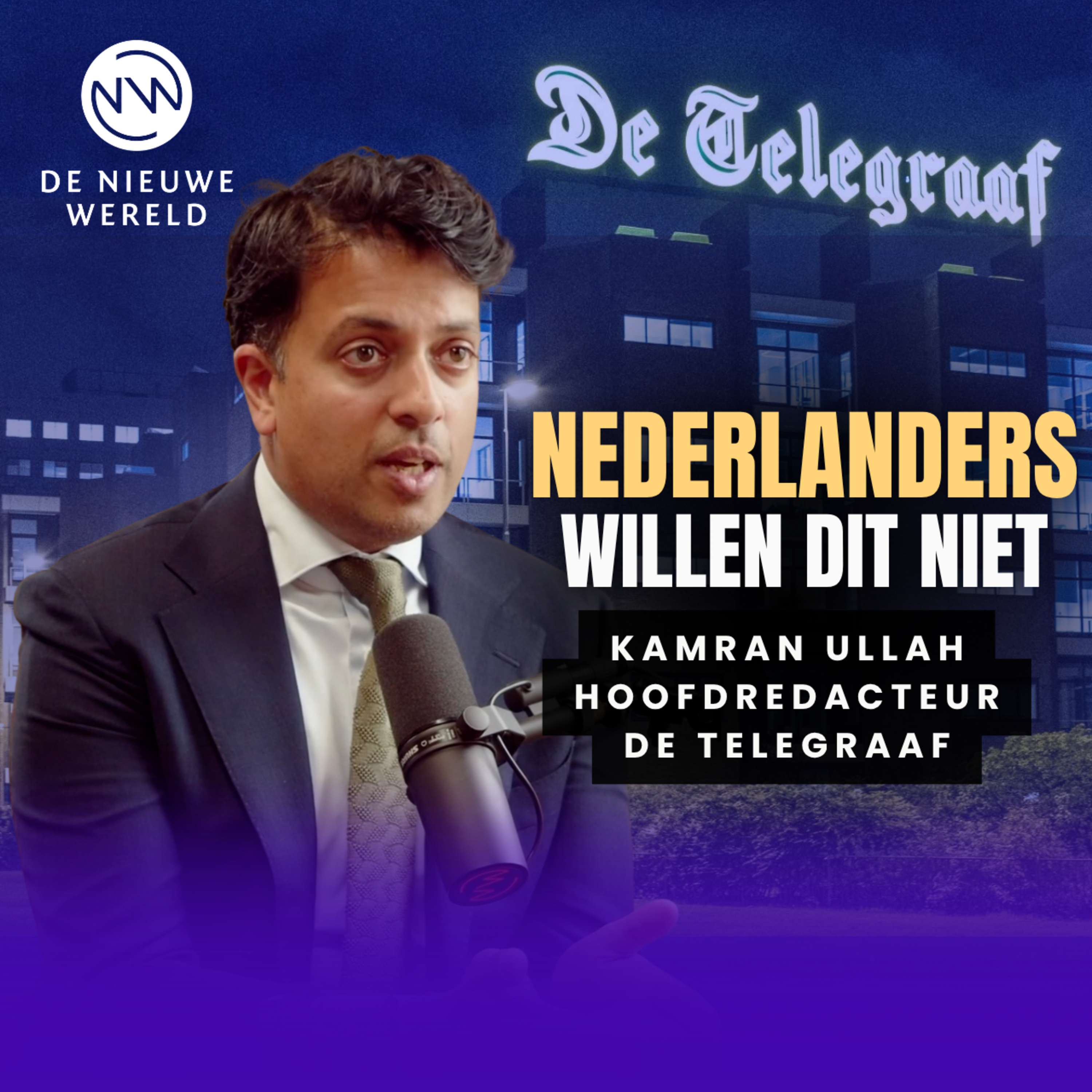 Hoofdredacteur Telegraaf Kamran Ullah over AZC's, Oekraïne en de staat van de journalistiek | #2336