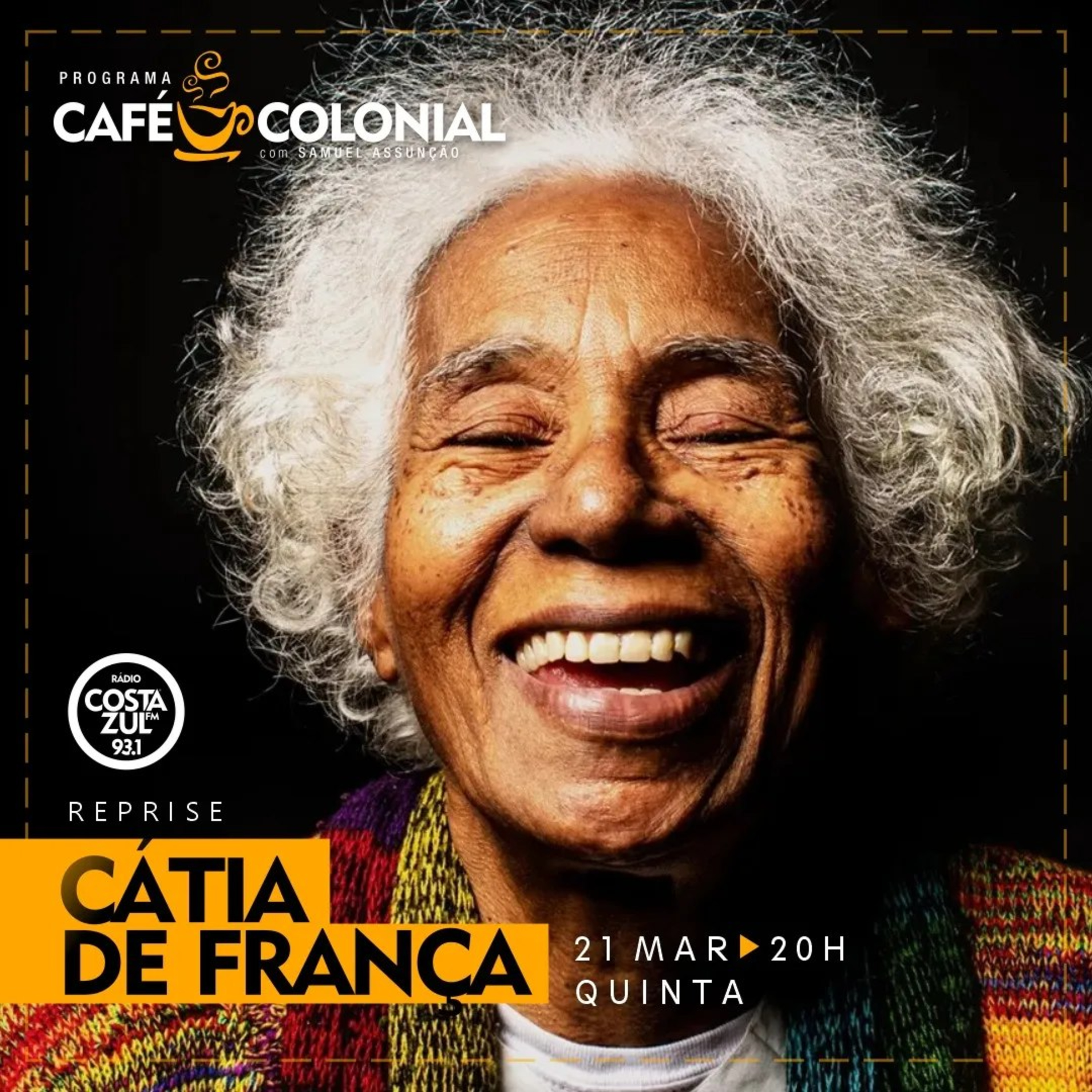 CAFÉ COLONIAL com CÁTIA DE FRANÇA  episode artwork