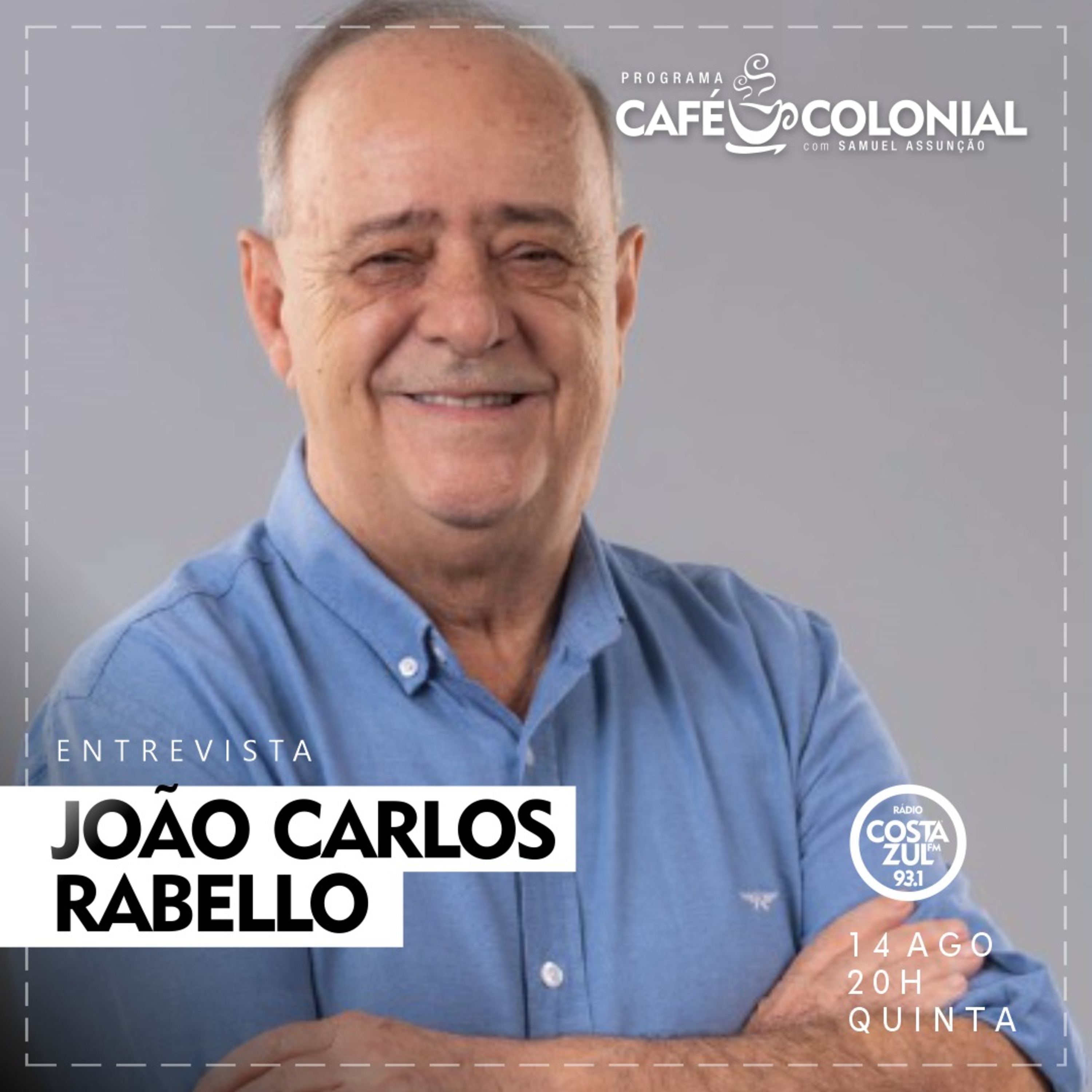 CAFÉ COLONAL com JOÃO CARLOS RABELLO episode artwork