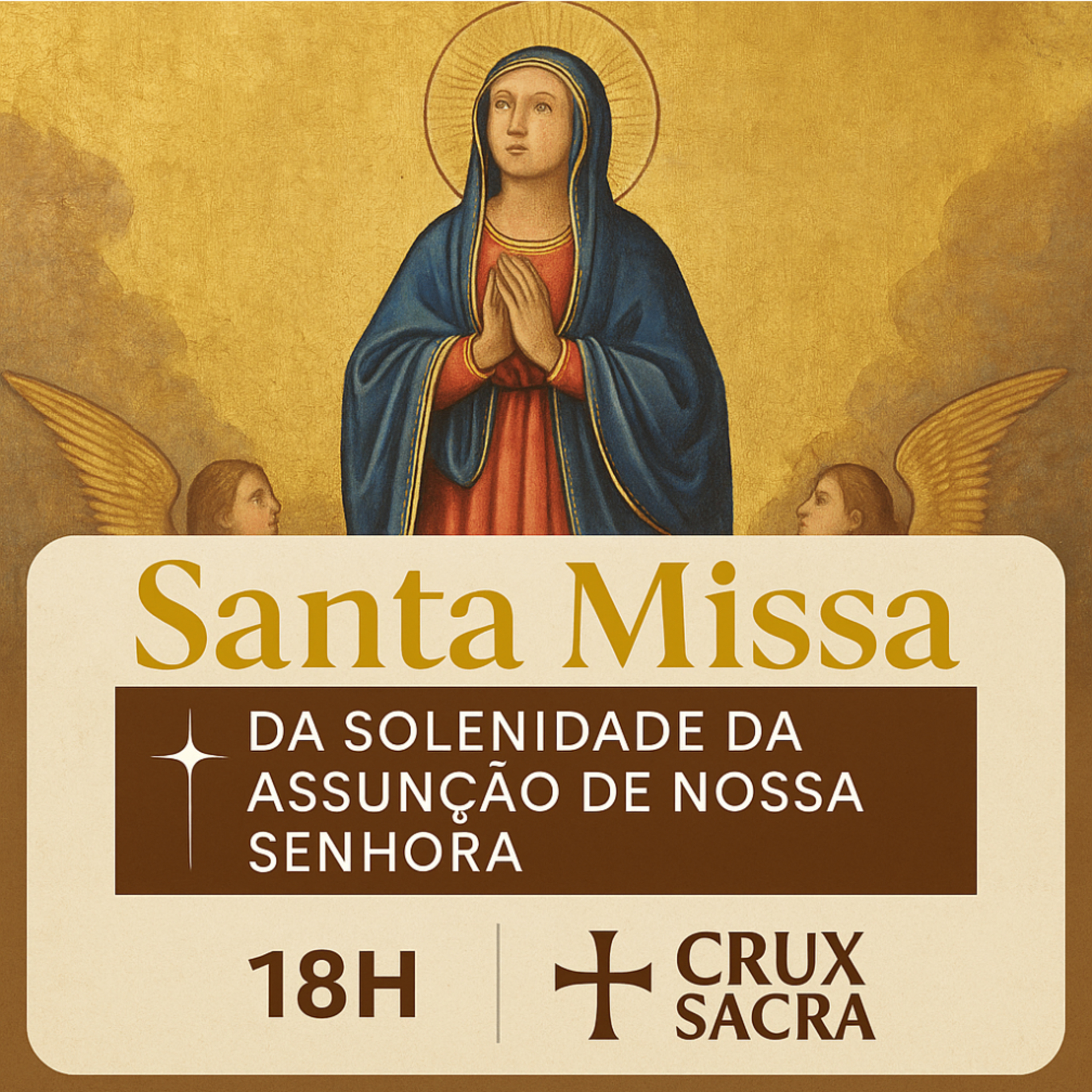 18h - 20. Domingo Comum ✨ Santa Missa da Solenidade da Assunção de Nossa Senhora ✨