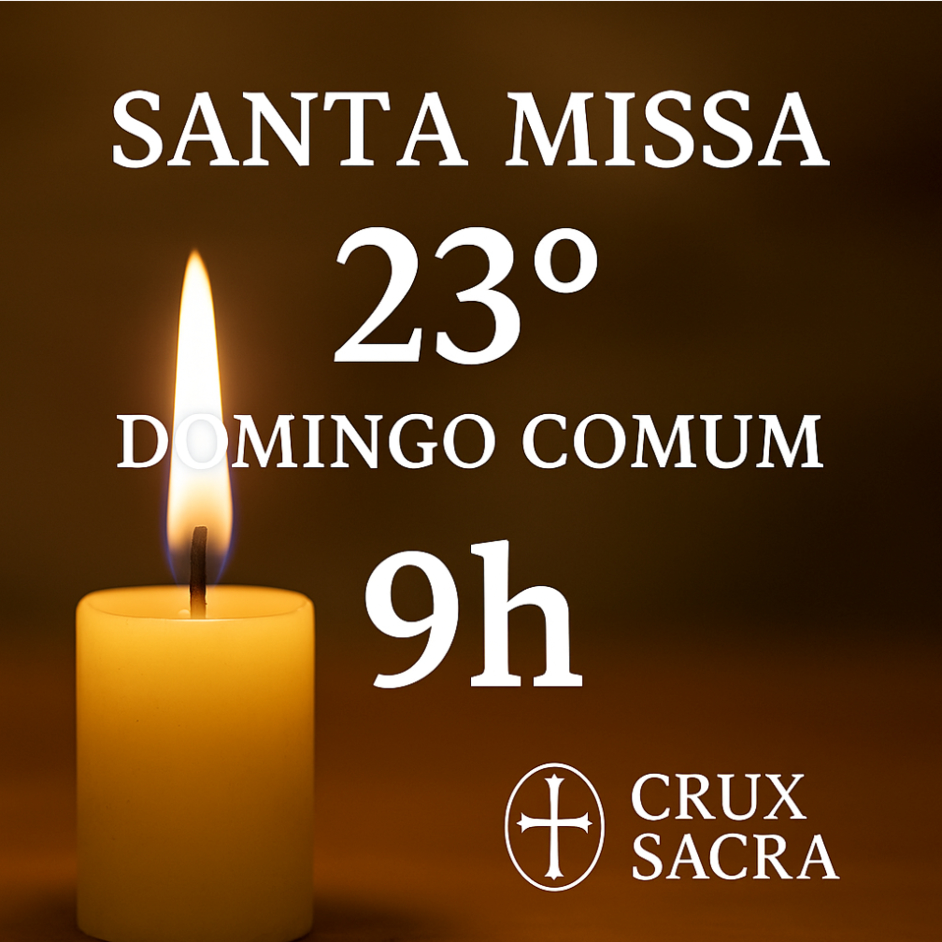 9h - ✨🙏 Santa Missa – 23º Domingo Comum 🙏✨