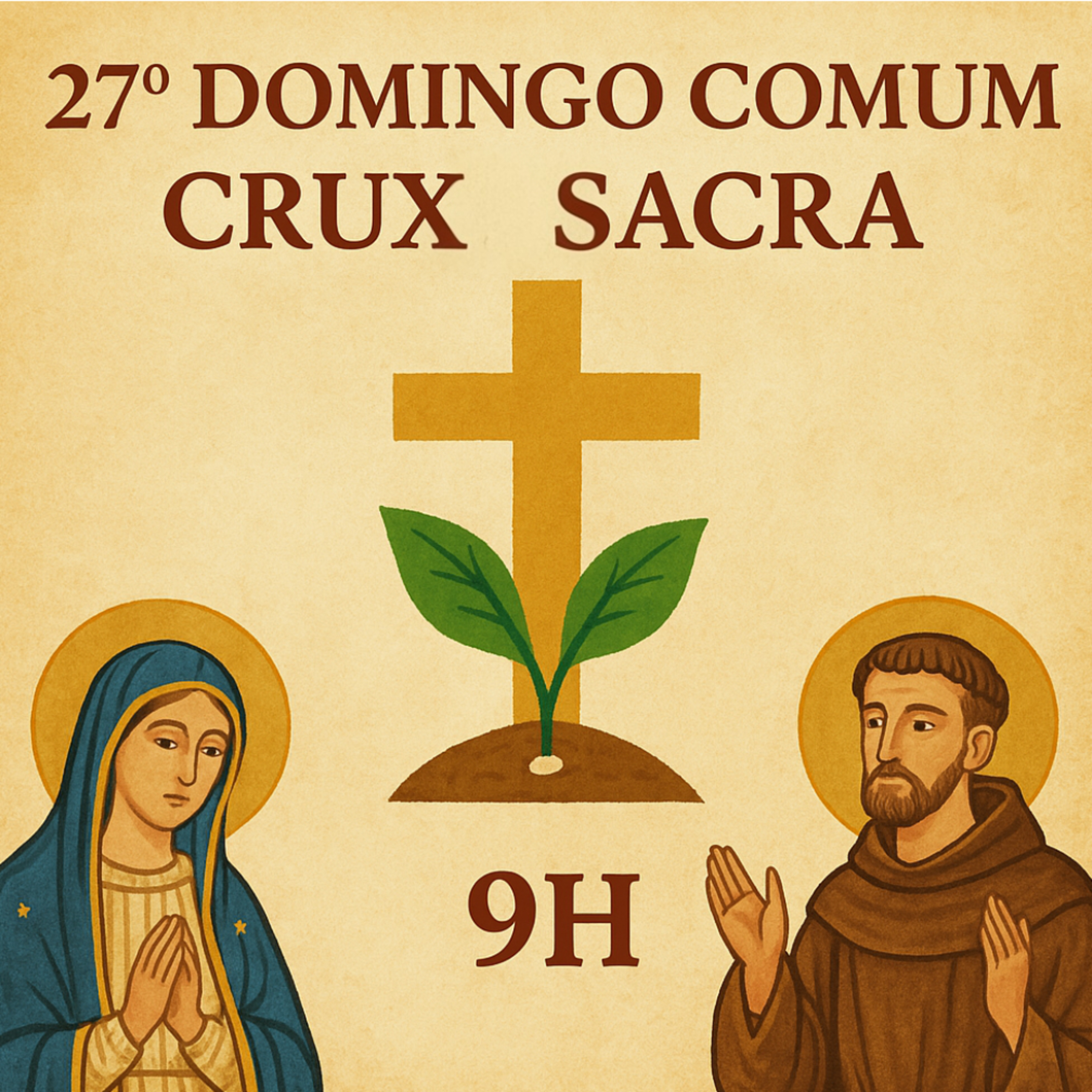 9h ✨🙏 27º Domingo Comum | Crux Sacra 🙏✨
