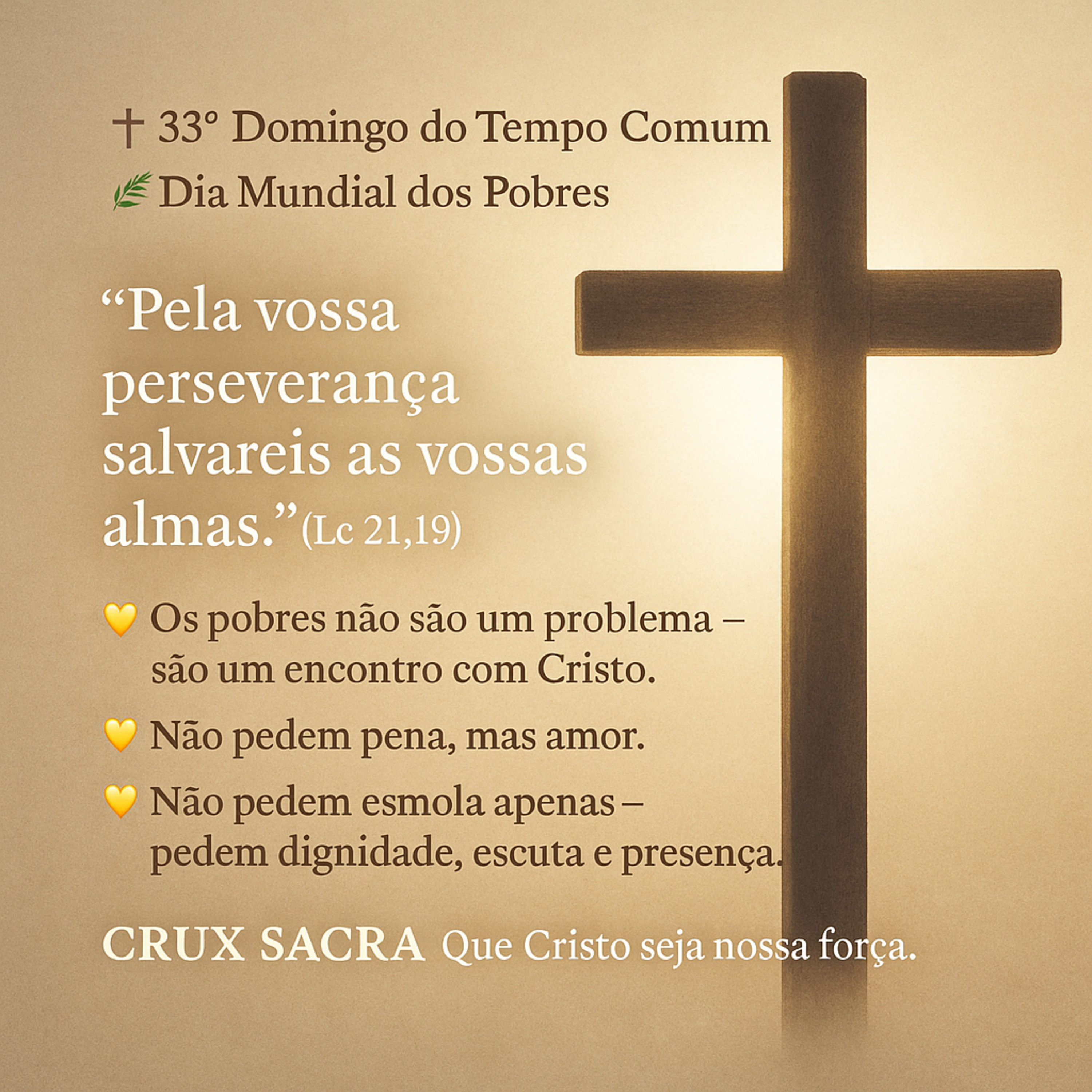 7h30 - 33. Domingo do Tempo Comum - Santa Missa