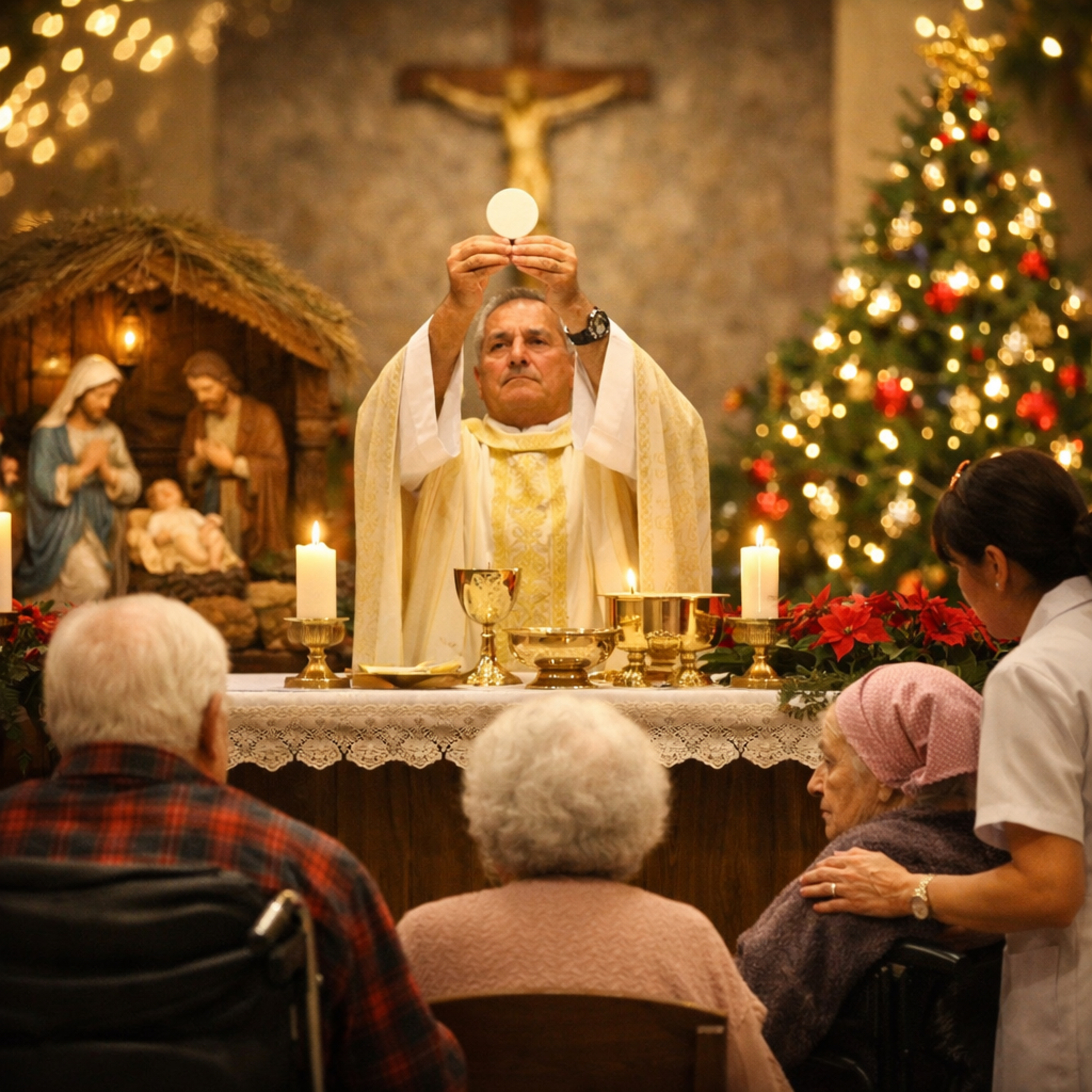 15h - 16 de dezembro de 2025 - Santa Missa do Natal para os idosos e enfermos. 