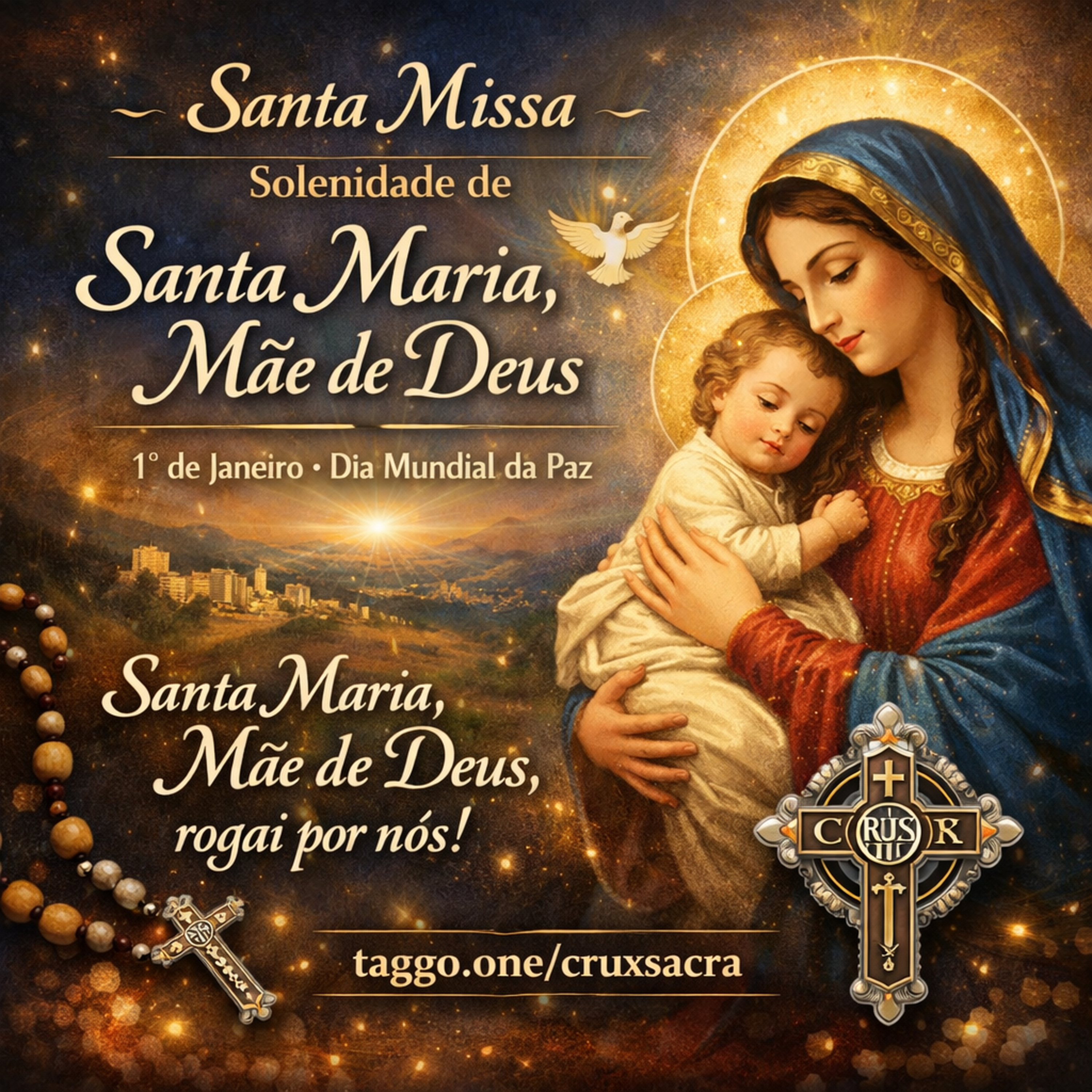 11h - Santa Missa - Santa Maria, Mãe de Deus: Fonte de Paz e Esperança