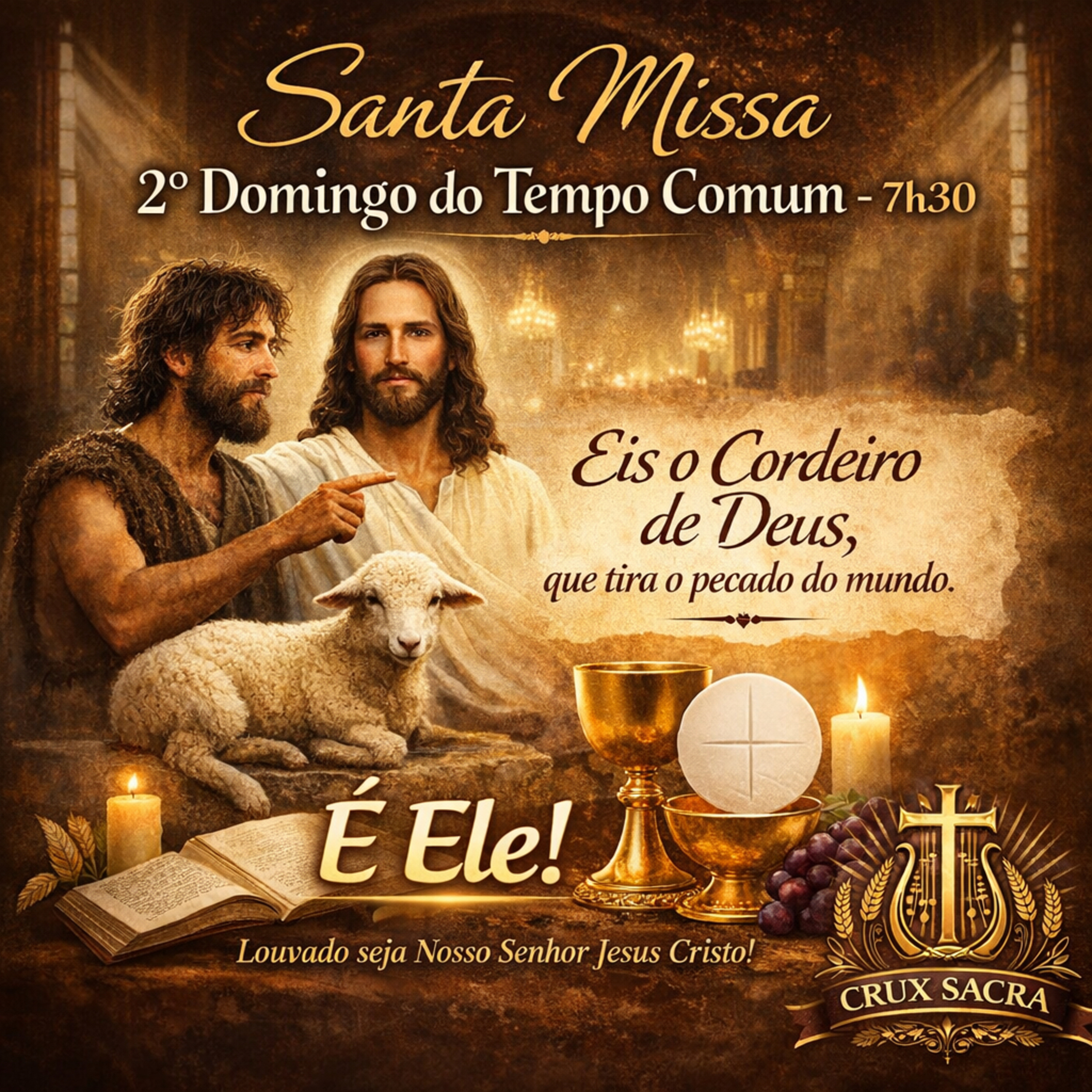 7h30 - 2. Domingo Comum. 18.jan / 2026