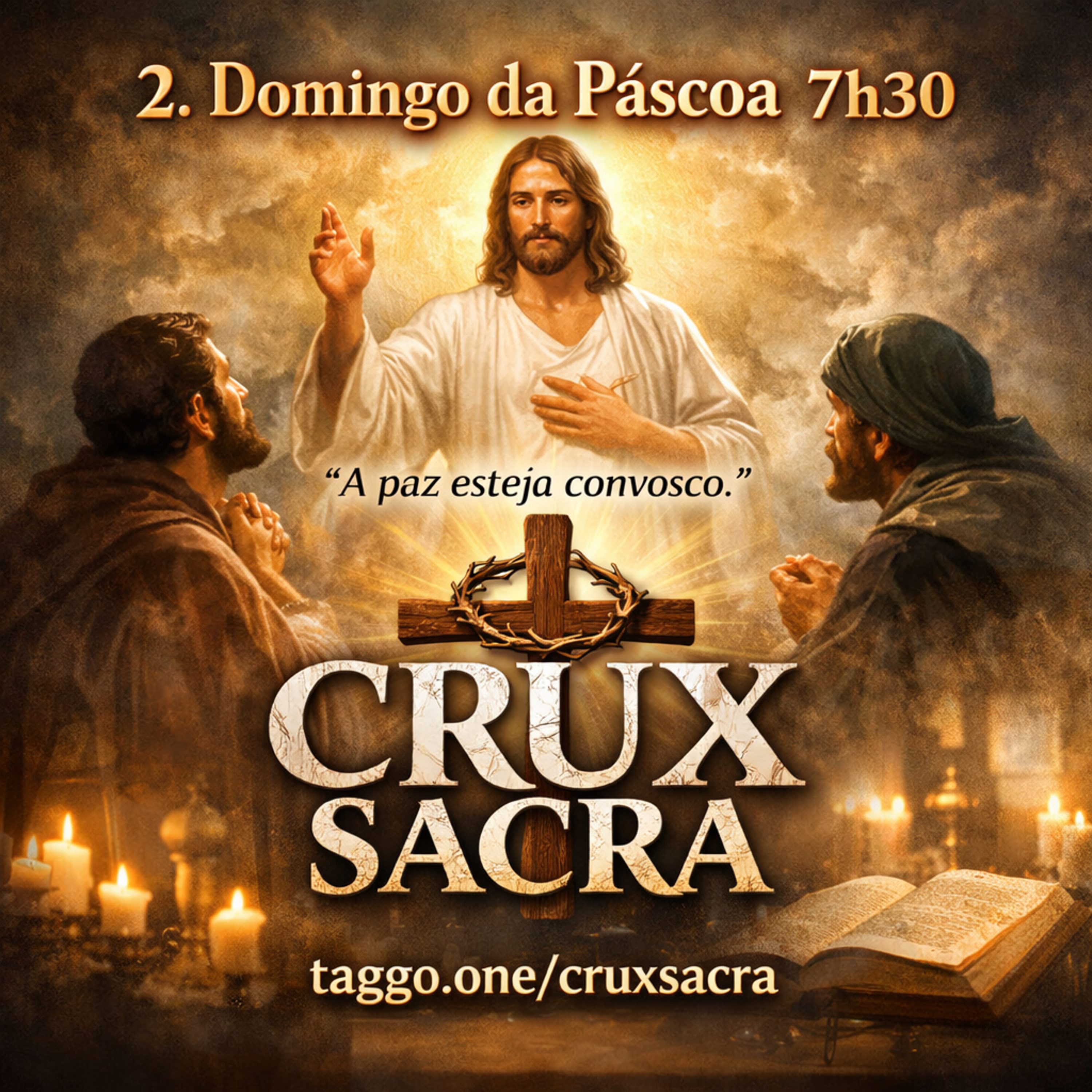 12 de Abril de 2026 - Santa Missa do 2. Domingo da Páscoa - 7h30 