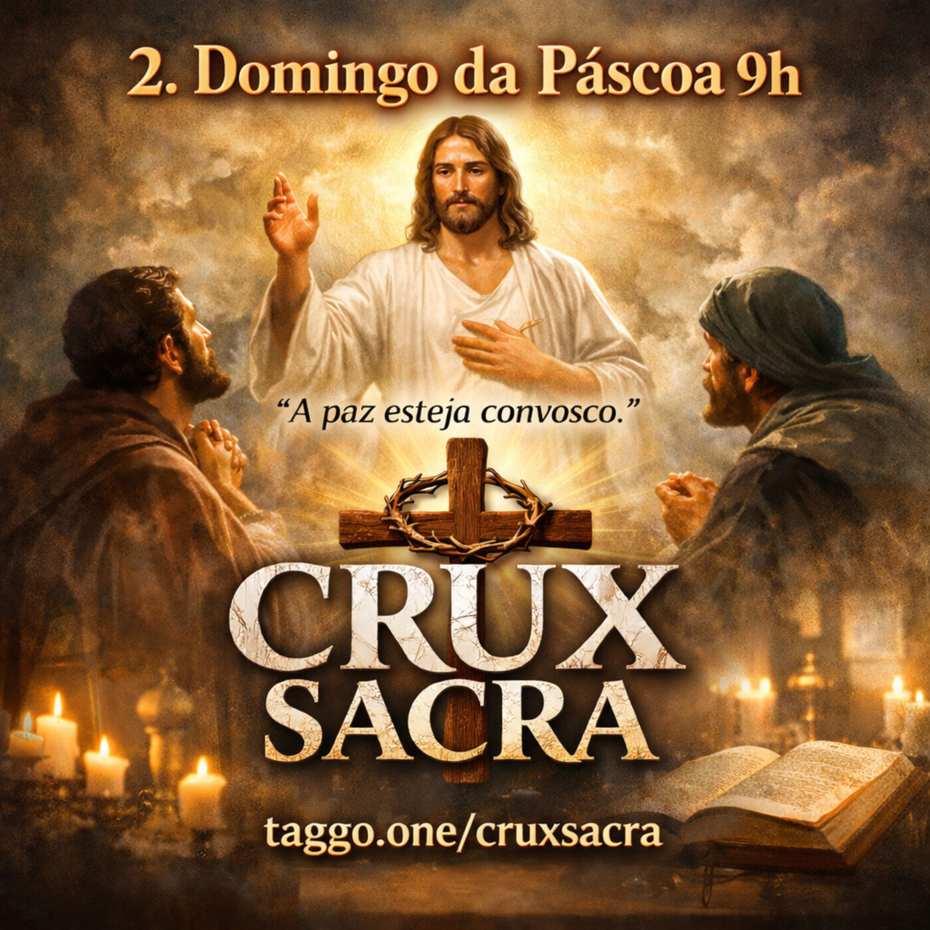 12 de Abril de 2026 - Santa Missa do 2. Domingo da Páscoa - 9h 