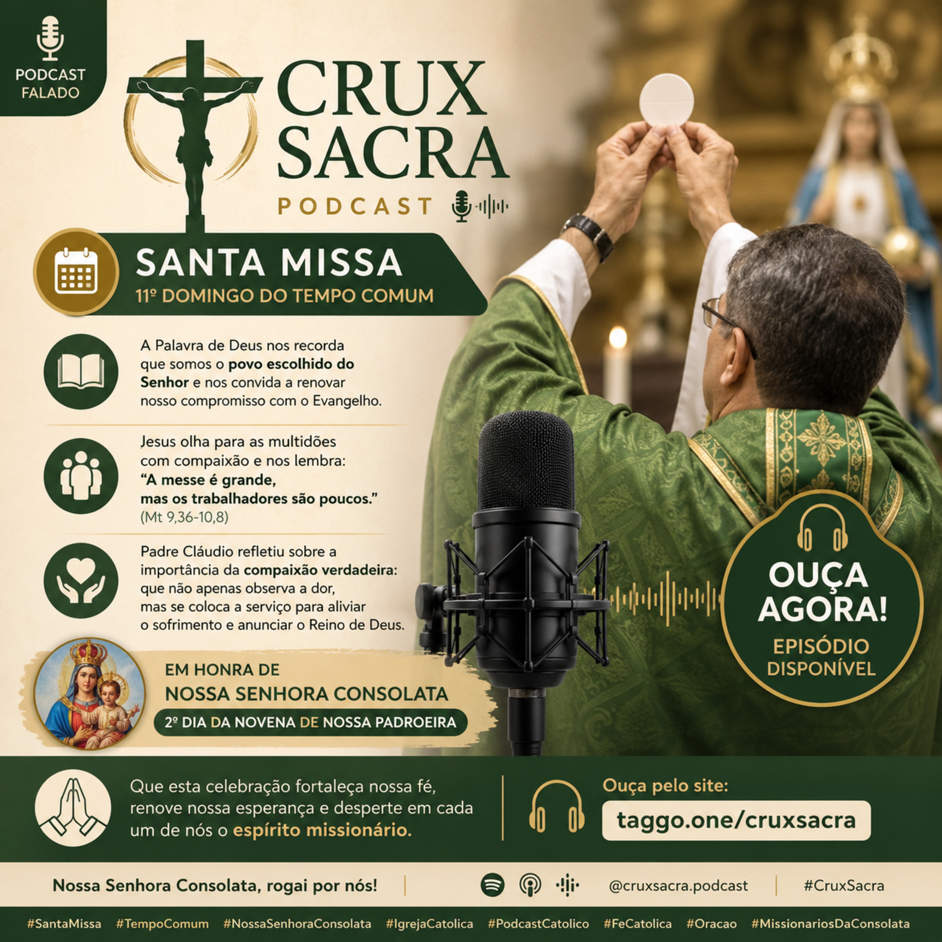 14 de Junho de 2026 - 7h30 - 11. Domingo Comum - Santa Missa 