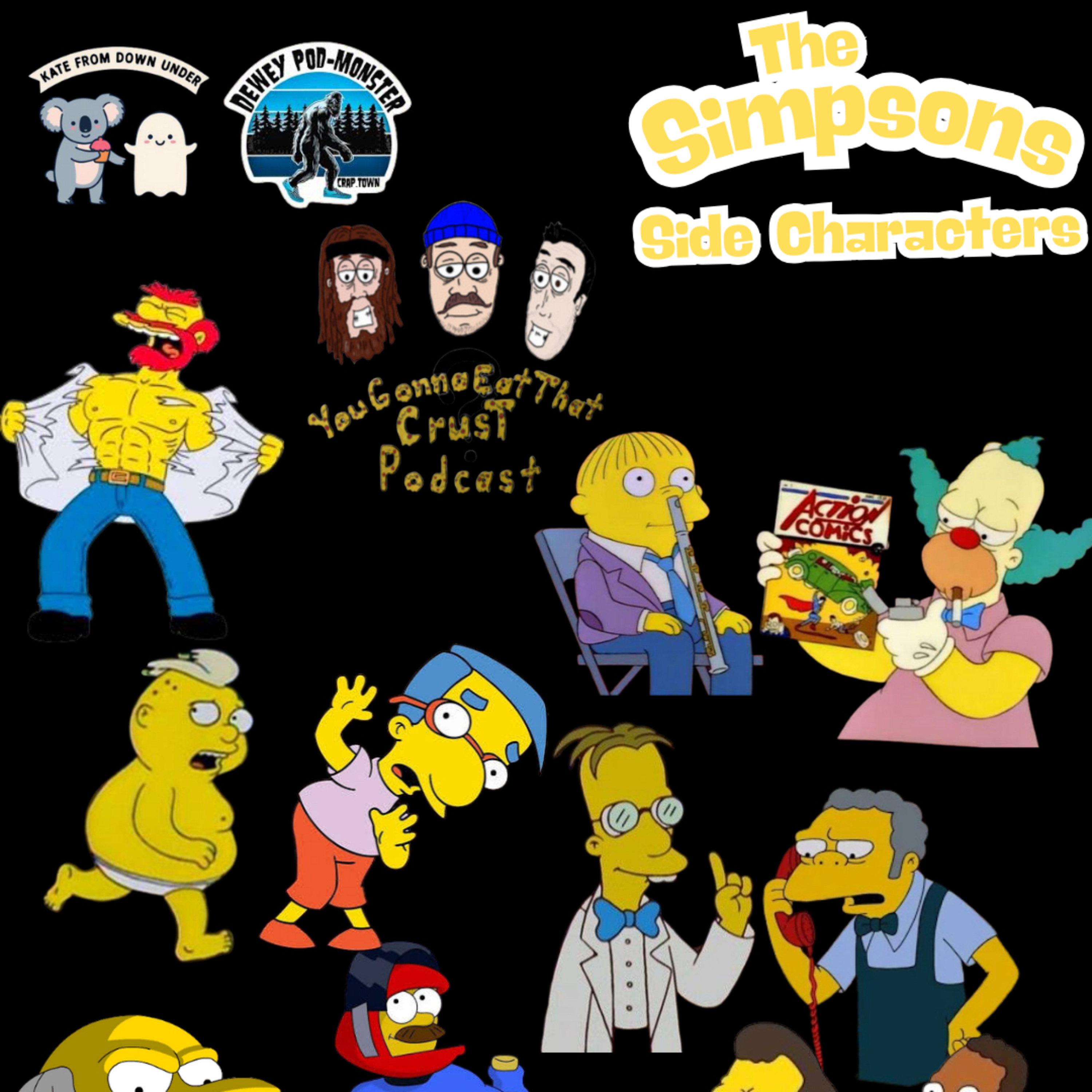 The Simpsons side character showdown episode artwork