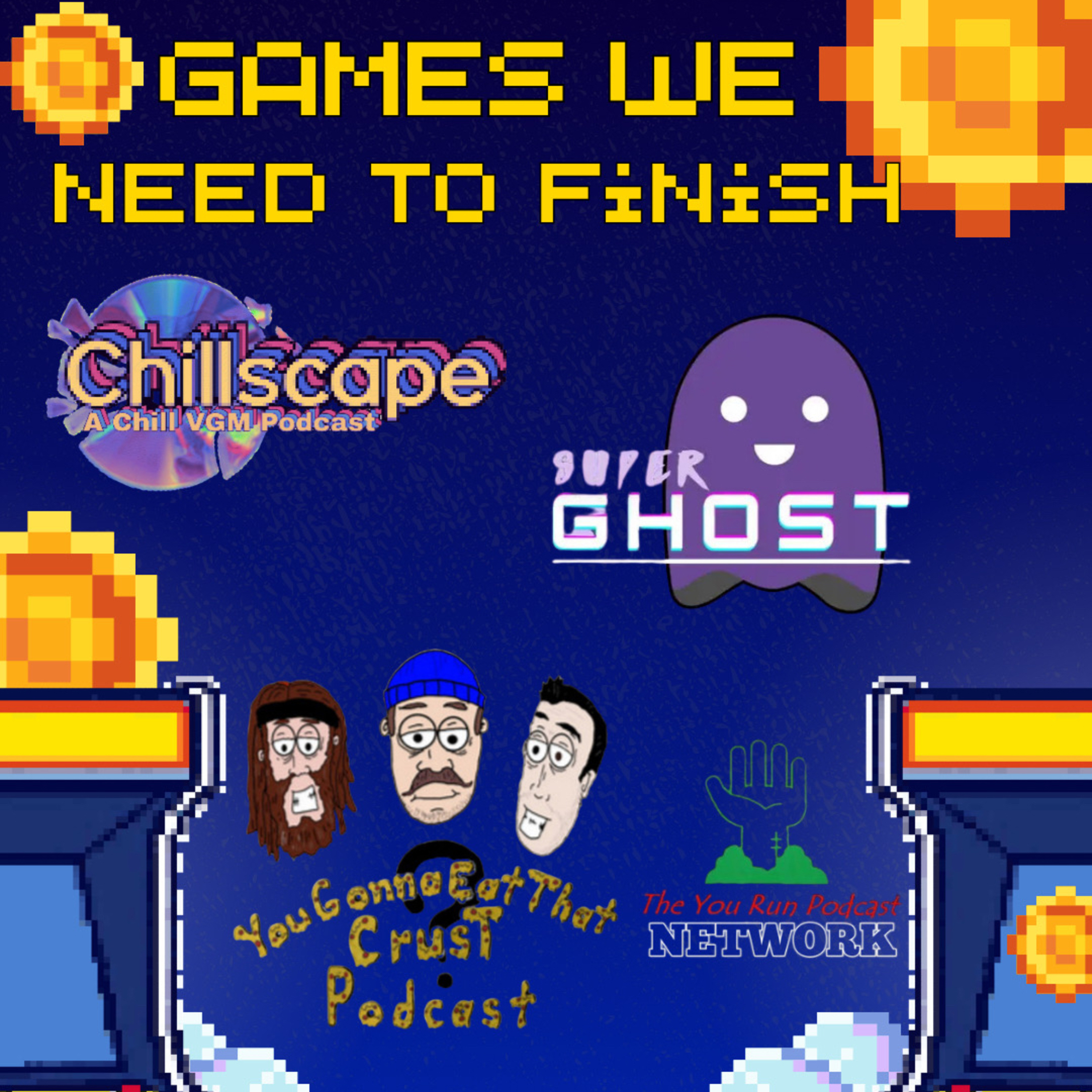Backlog Regrets, Games we need to finish featuring. Aaron of Super Ghost Podcast episode artwork