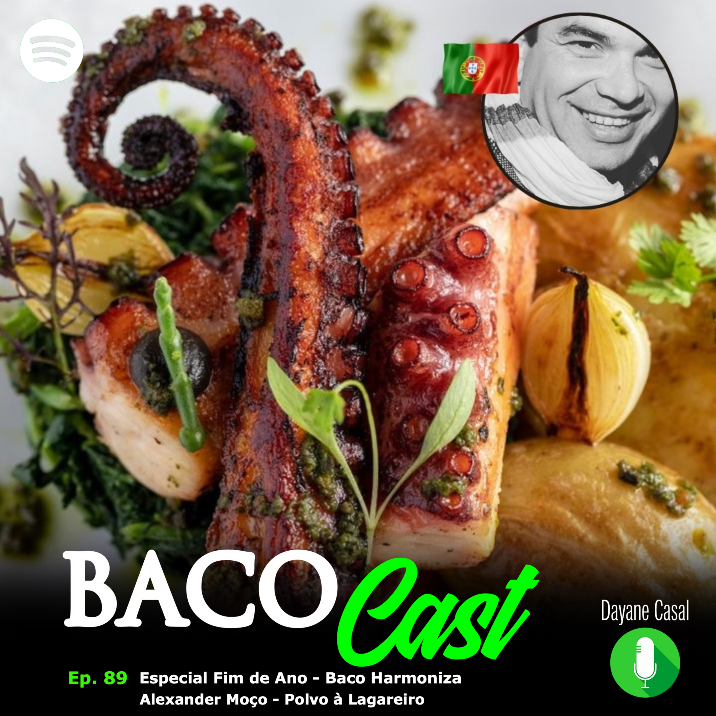 EP. 89 Especial Fim de Ano (Baco Harmoniza) - Alexander Moço Amarante / Polvo à Lagareiro episode artwork