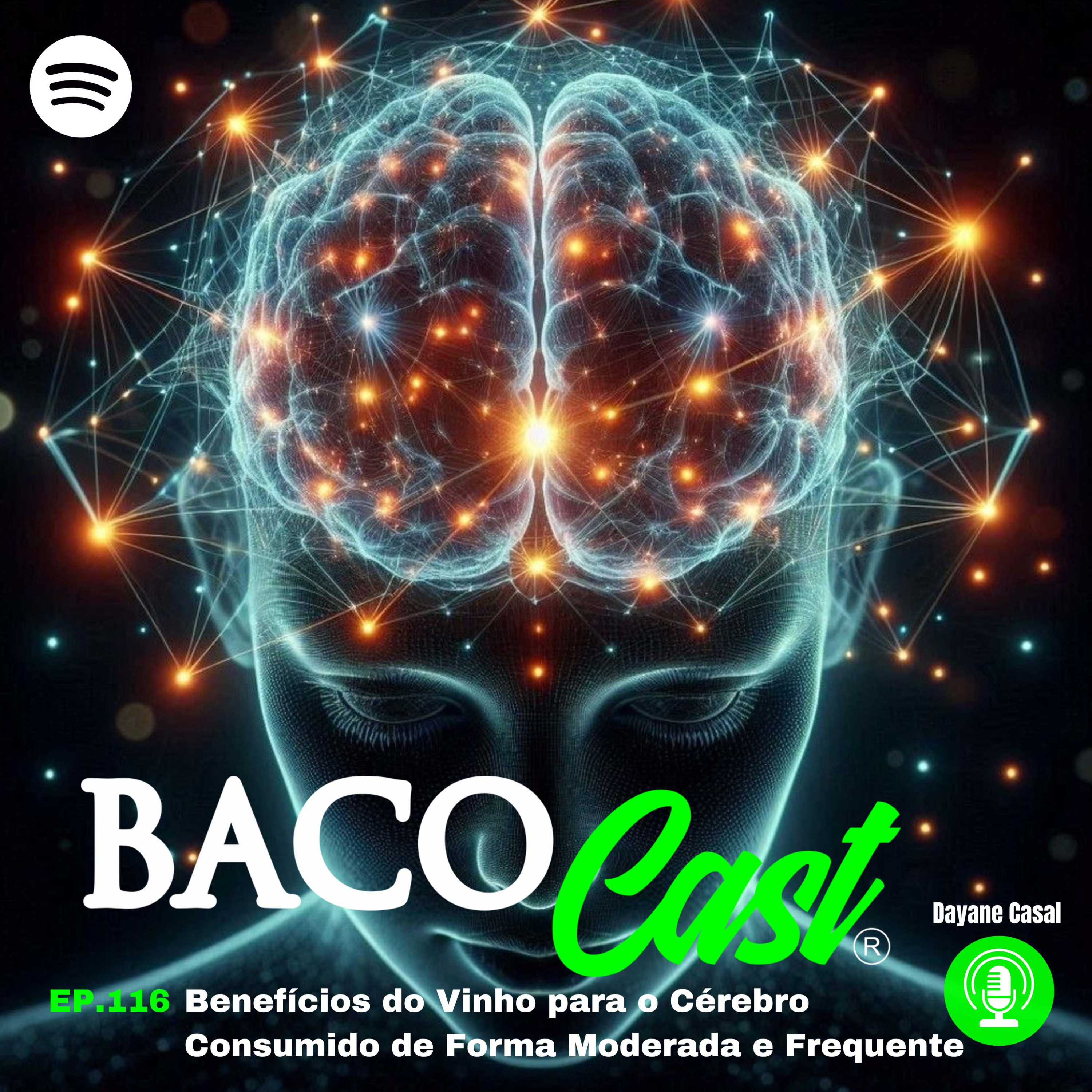 EP 116 Benefícios do Vinho para o Cérebro (Consumido de Forma Moderada e Frequentes ) episode artwork