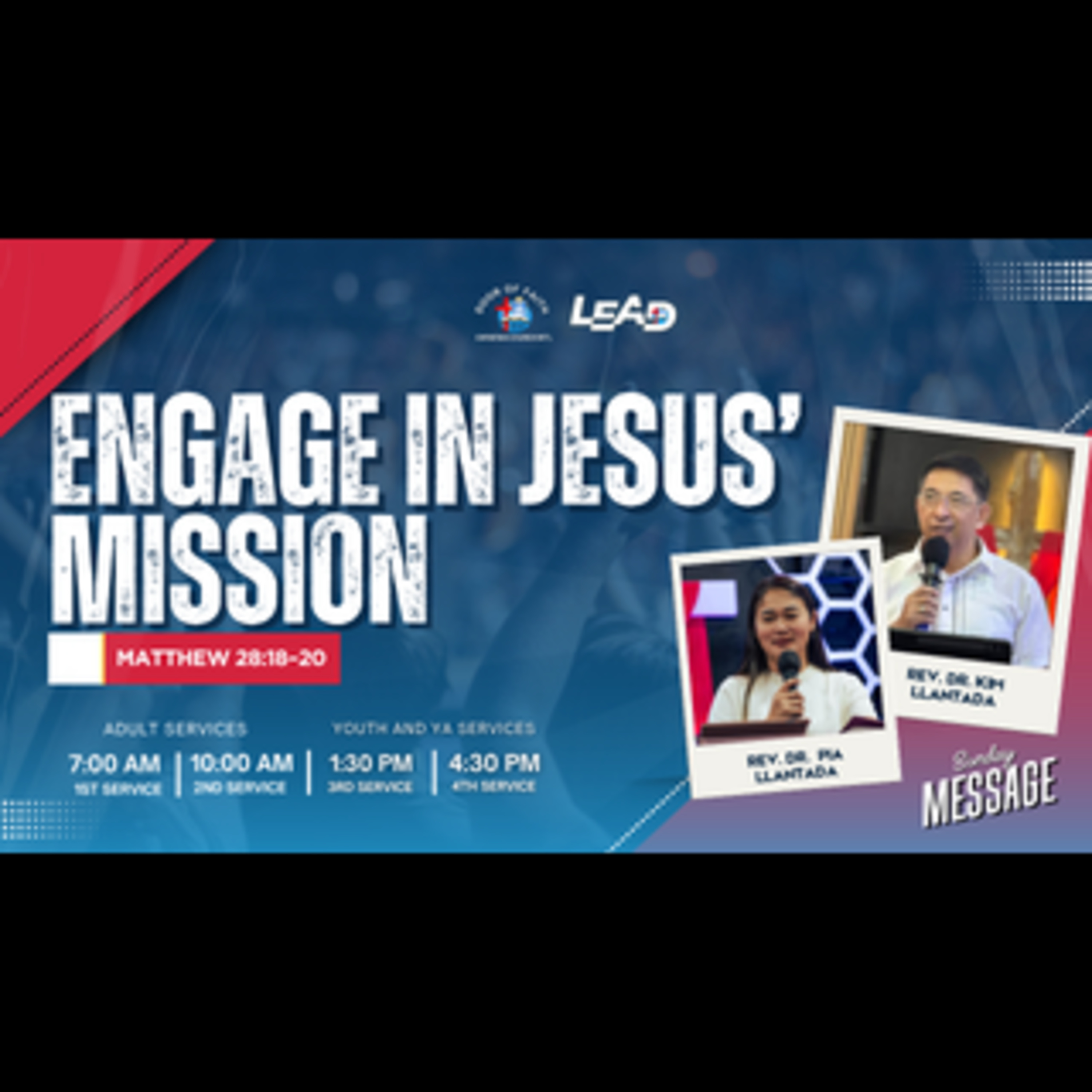 ENGAGE IN JESUS' MISSION | September 21, 2025 episode artwork