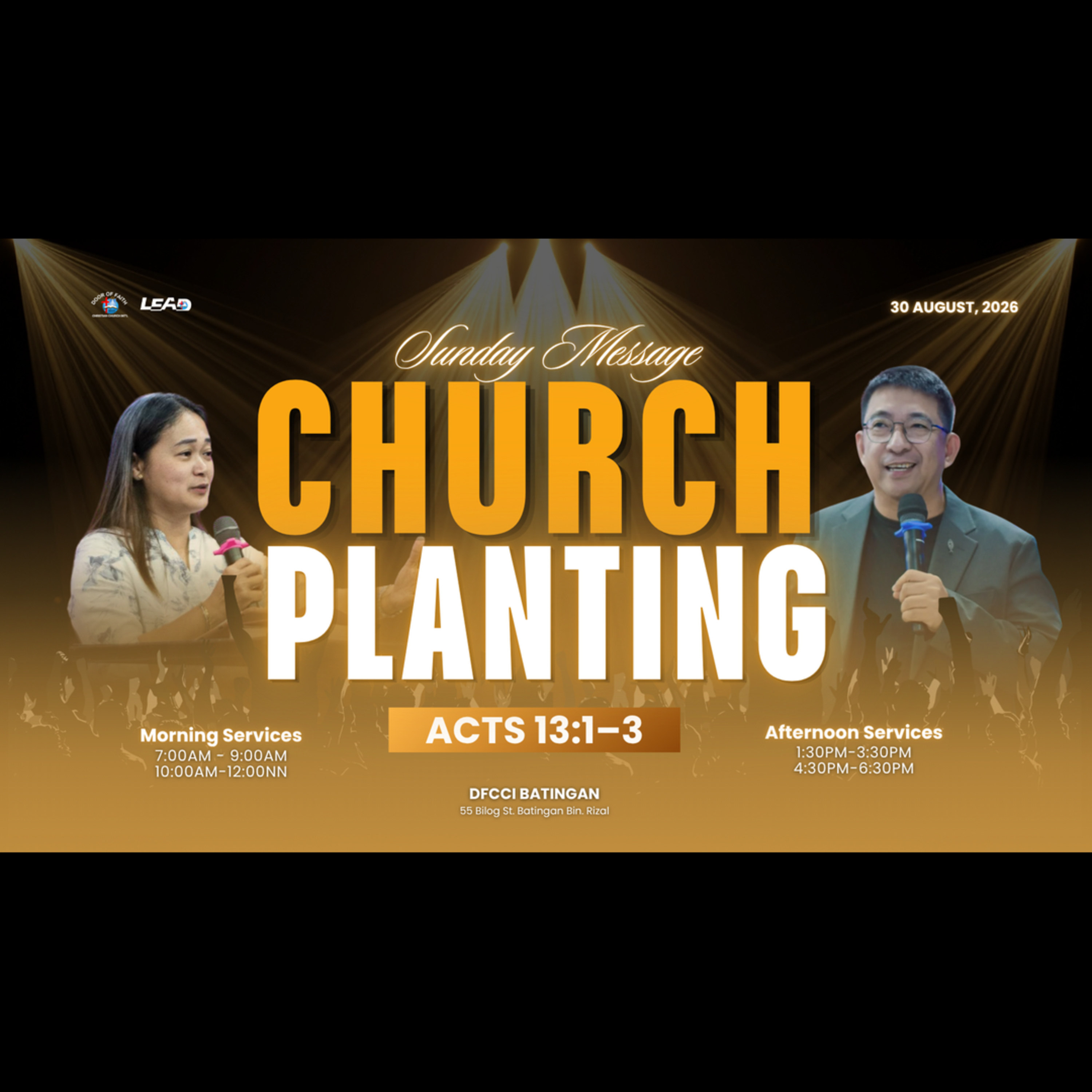 CHURCH PLANTING | August 30, 2026 episode artwork