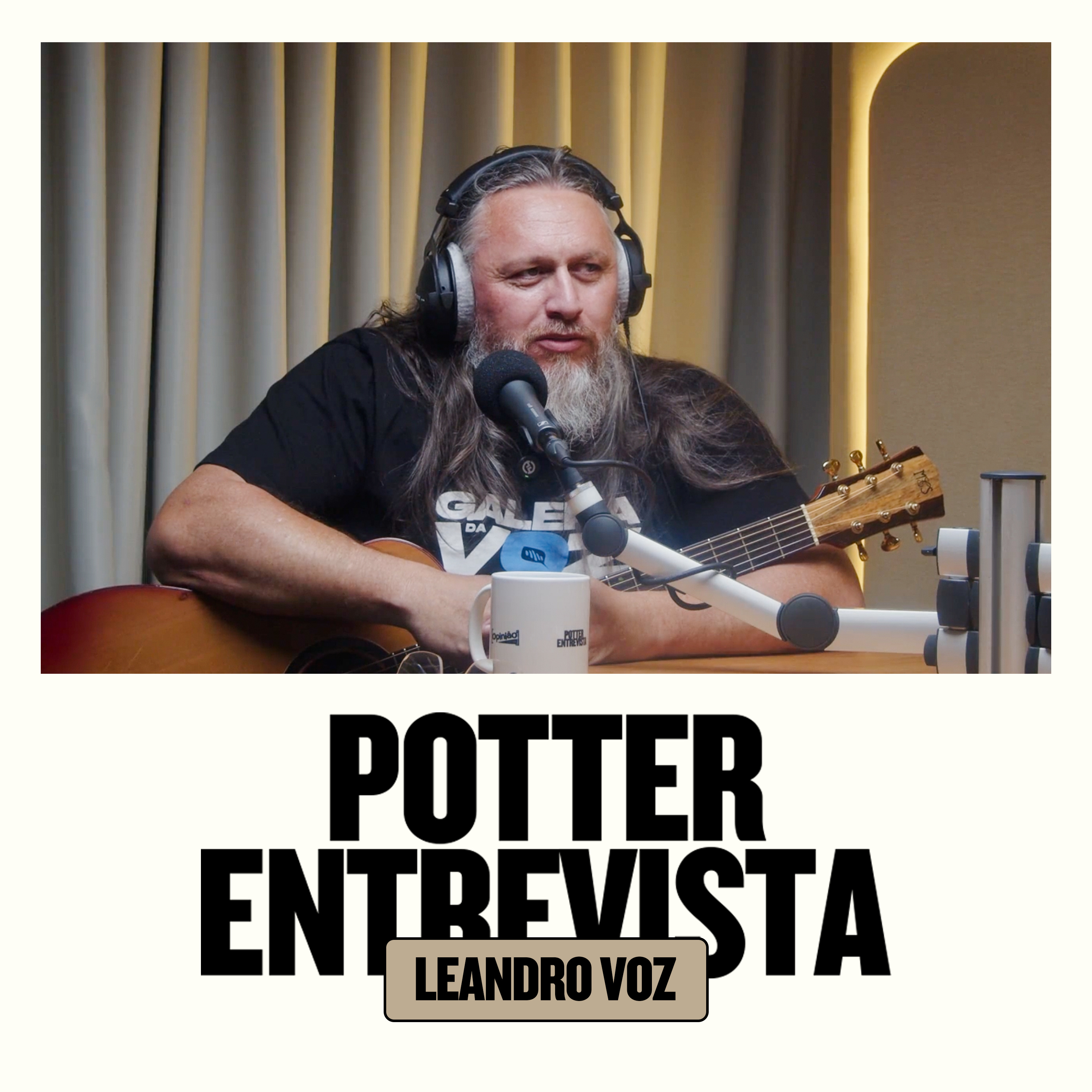 LEANDRO VOZ (Compositor, Músico e Treinador Vocal) no 🎙️ Potter Entrevista episode artwork