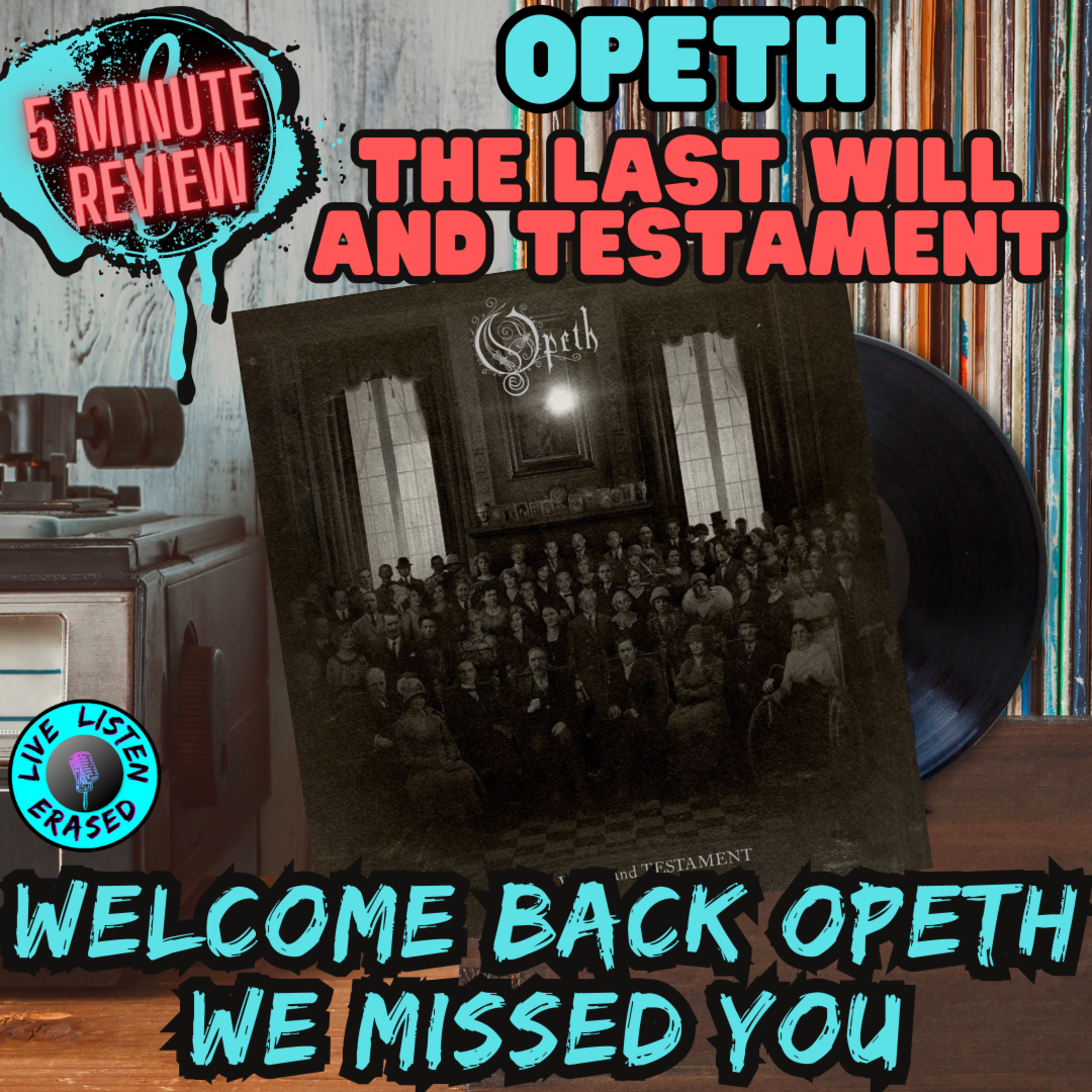 WELCOME BACK OPETH WE MISSED YOU || The Last Will And Testament - Opeth (5 Minute Review)