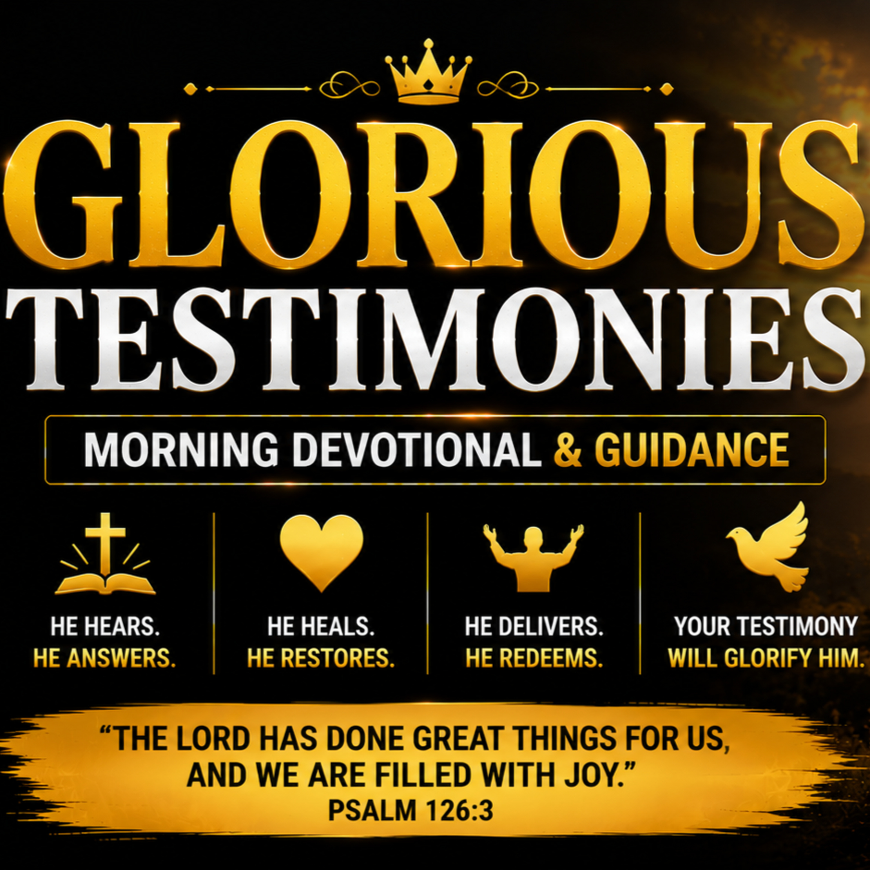 Glorious Testimonies | Morning Devotional & Prayer. 