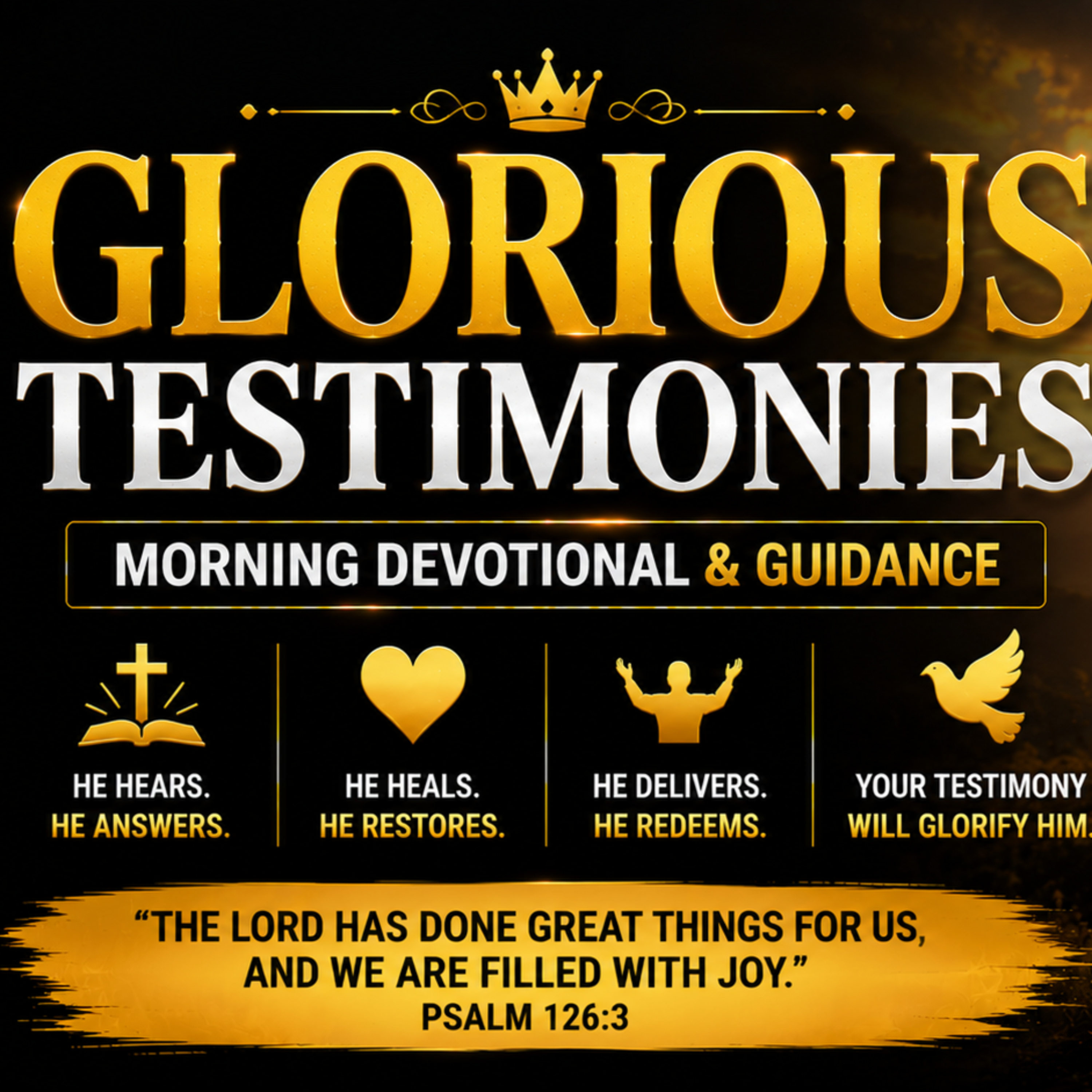 Glorious Testimonies | Morning Devotional & Prayer. 
