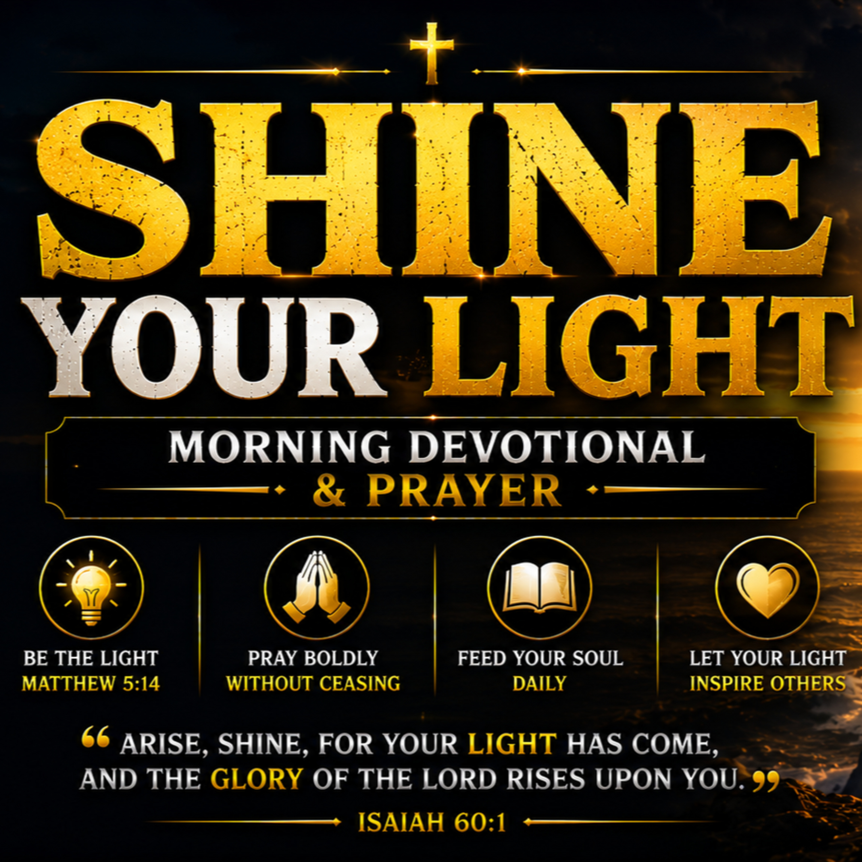 Shine Your Light | Morning Devotional & Prayer. 