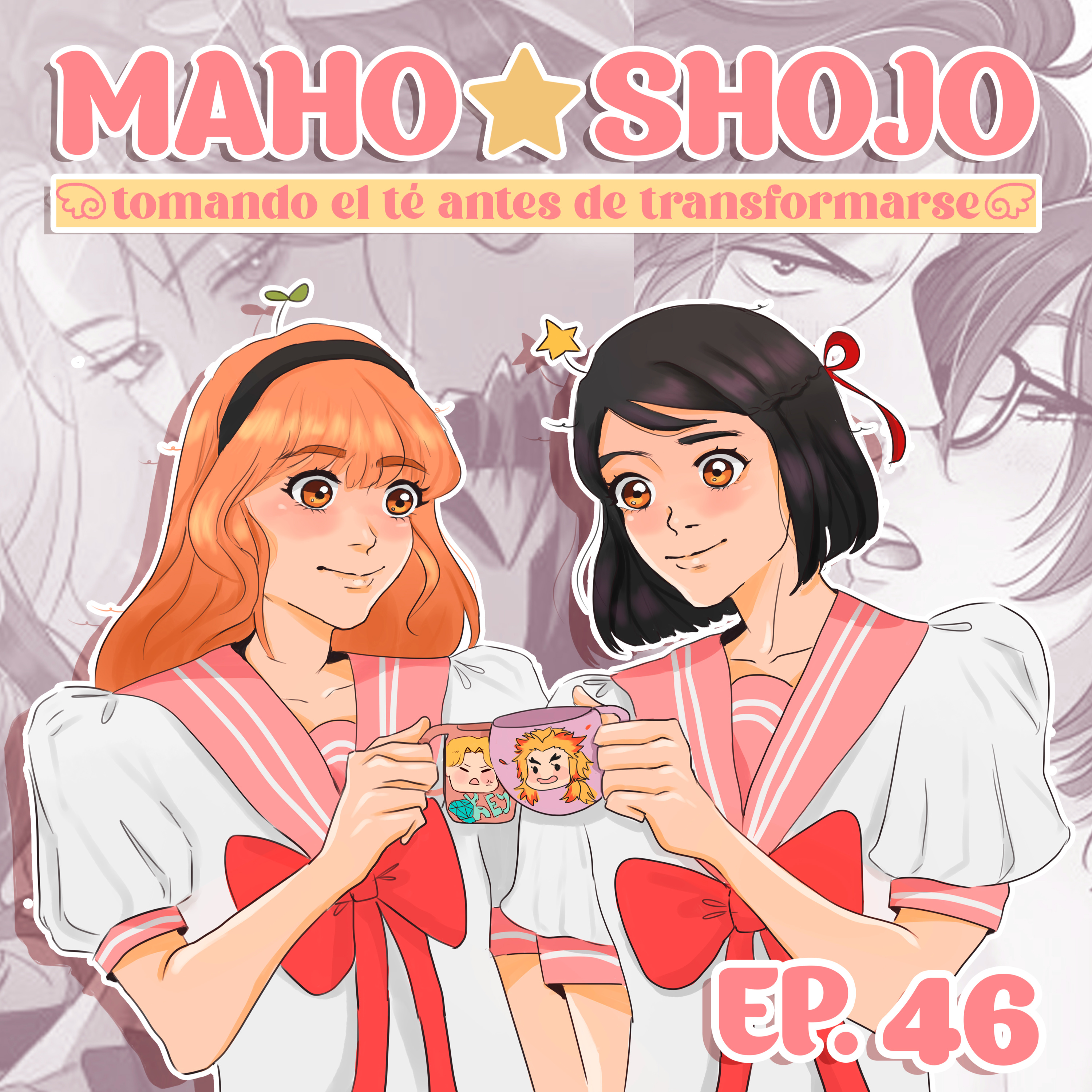 Portada de Maho Shojo tomando el té antes de transformarse