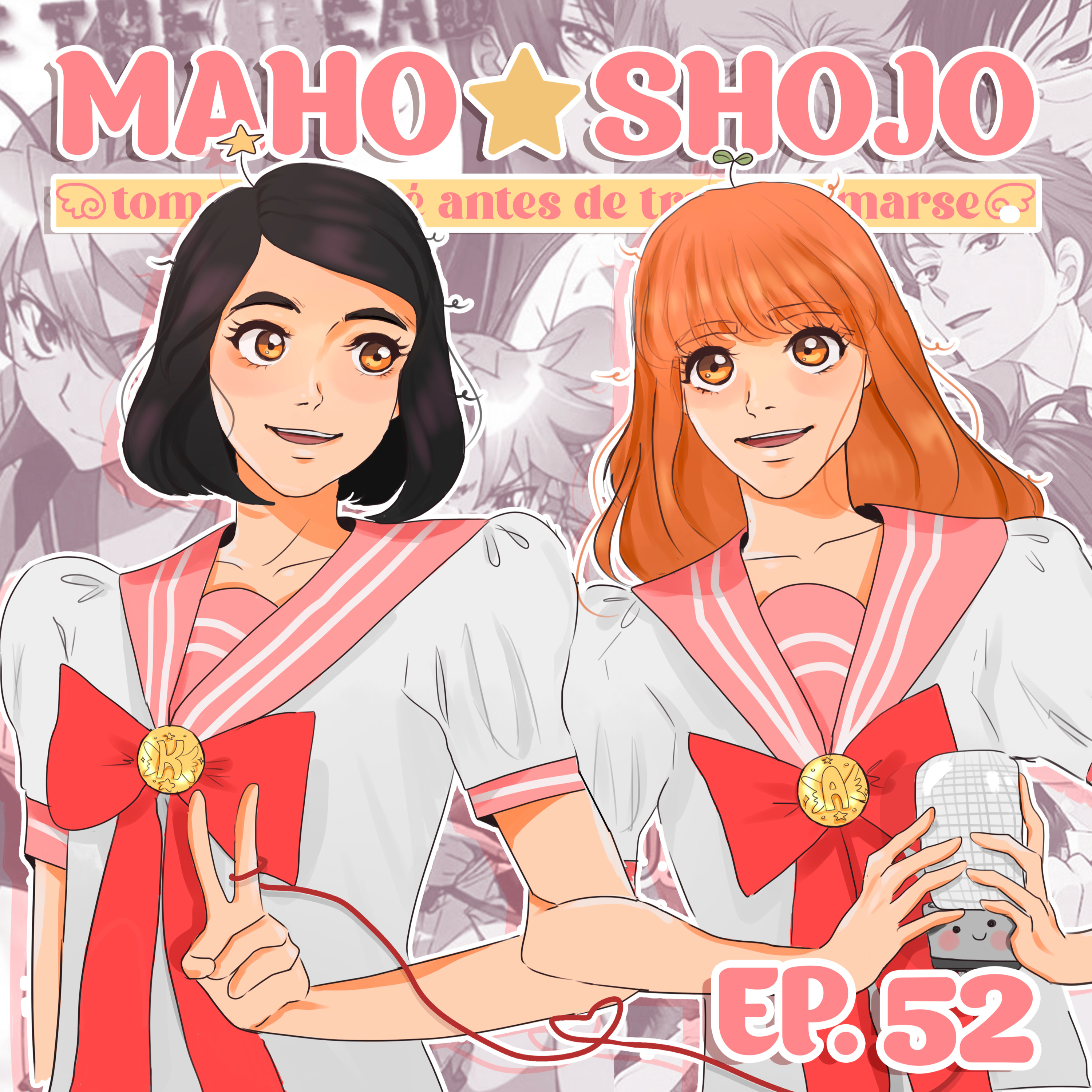 Portada de Maho Shojo tomando el té antes de transformarse