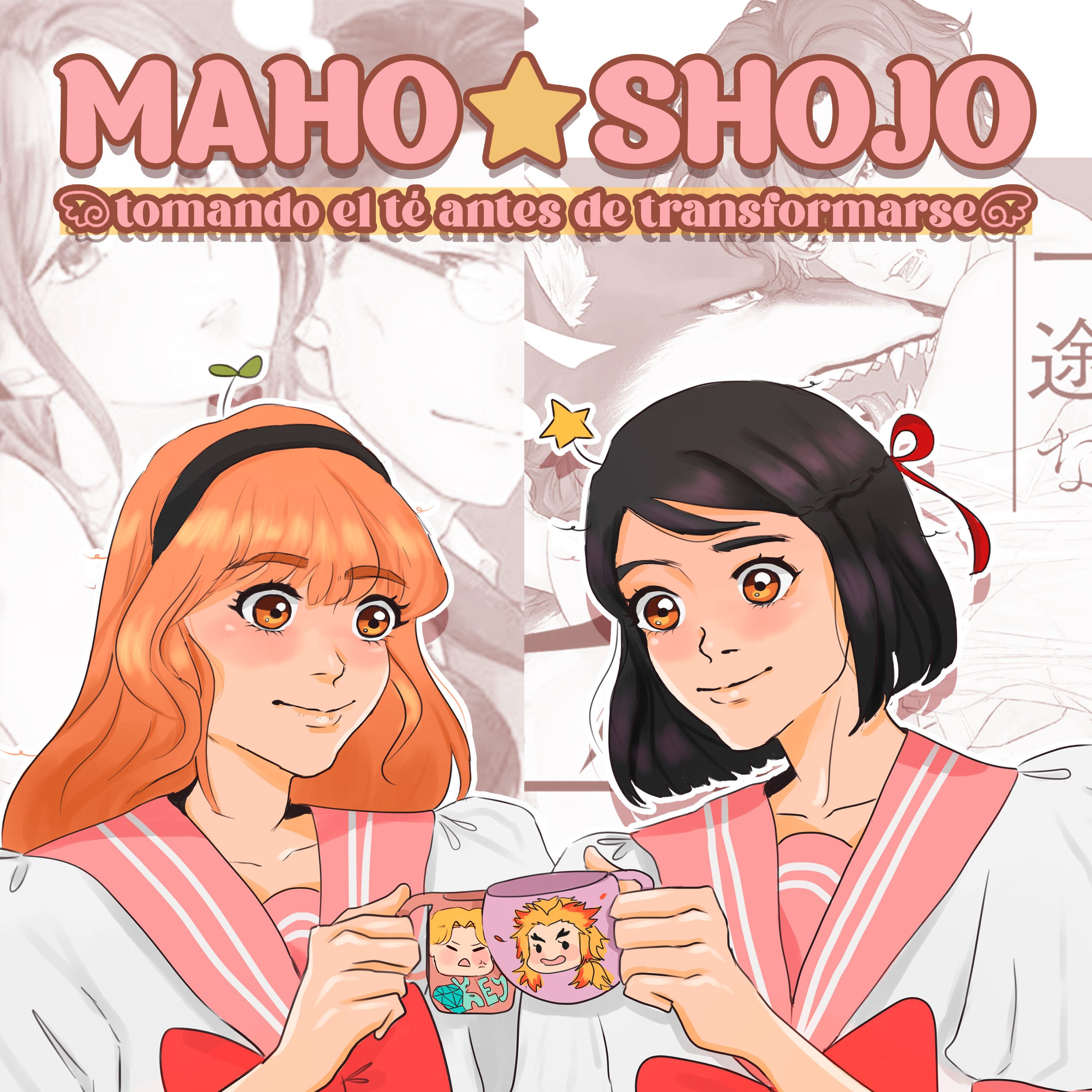 Maho Shojo tomando el té antes de transformarse