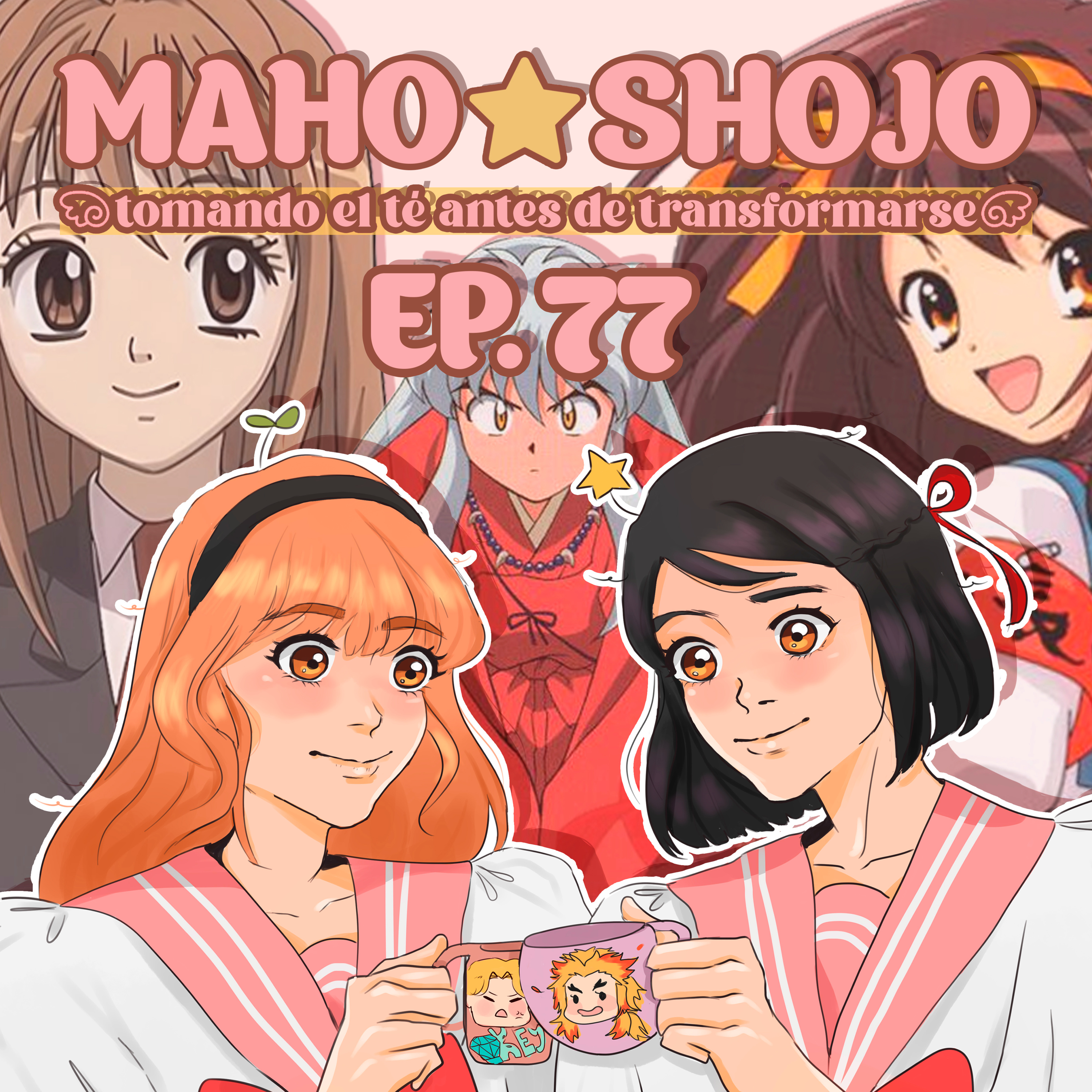 Portada de Maho Shojo tomando el té antes de transformarse