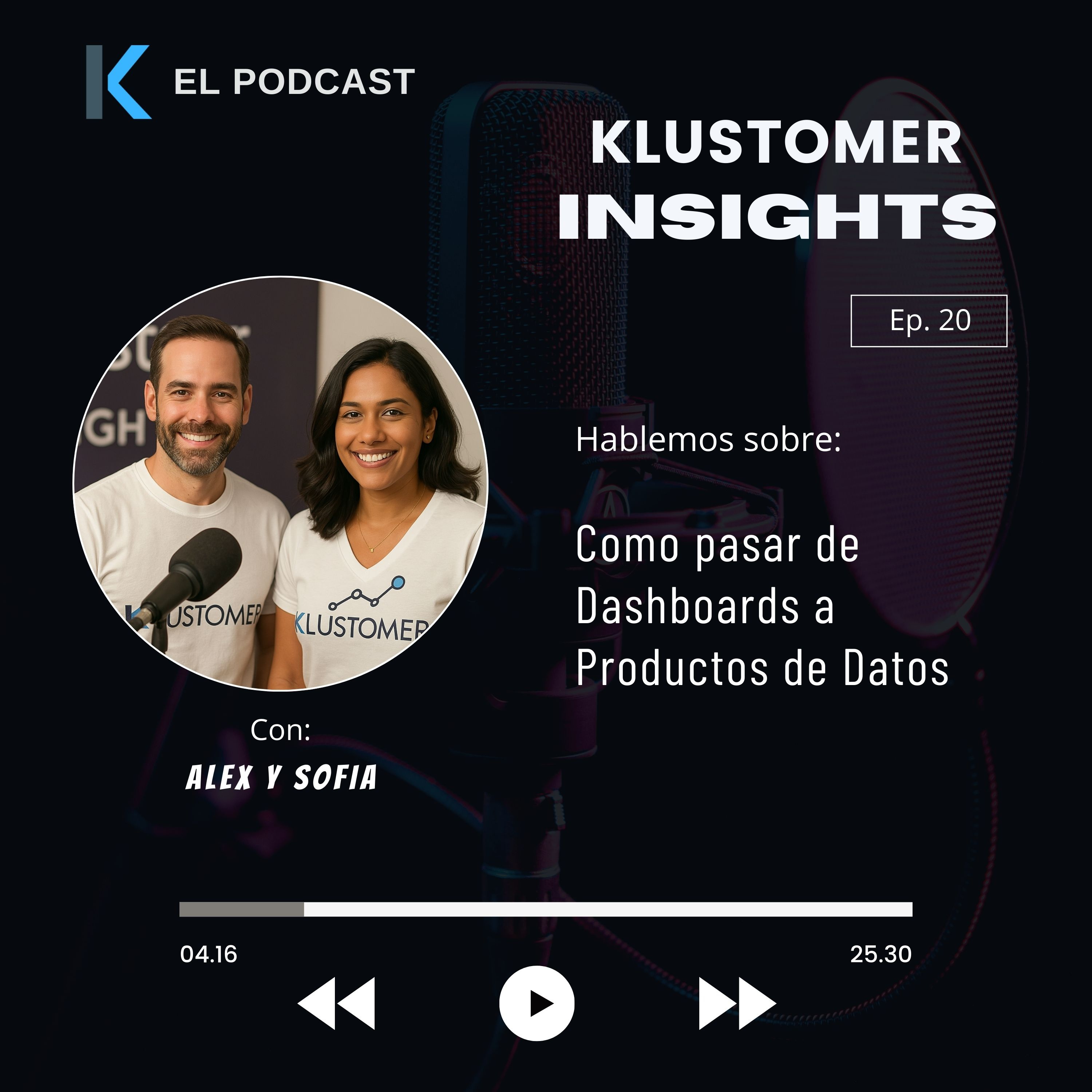 Klustomer Insights: Ep. 20 - Como pasar de Dashboards a Producto de Datos episode artwork