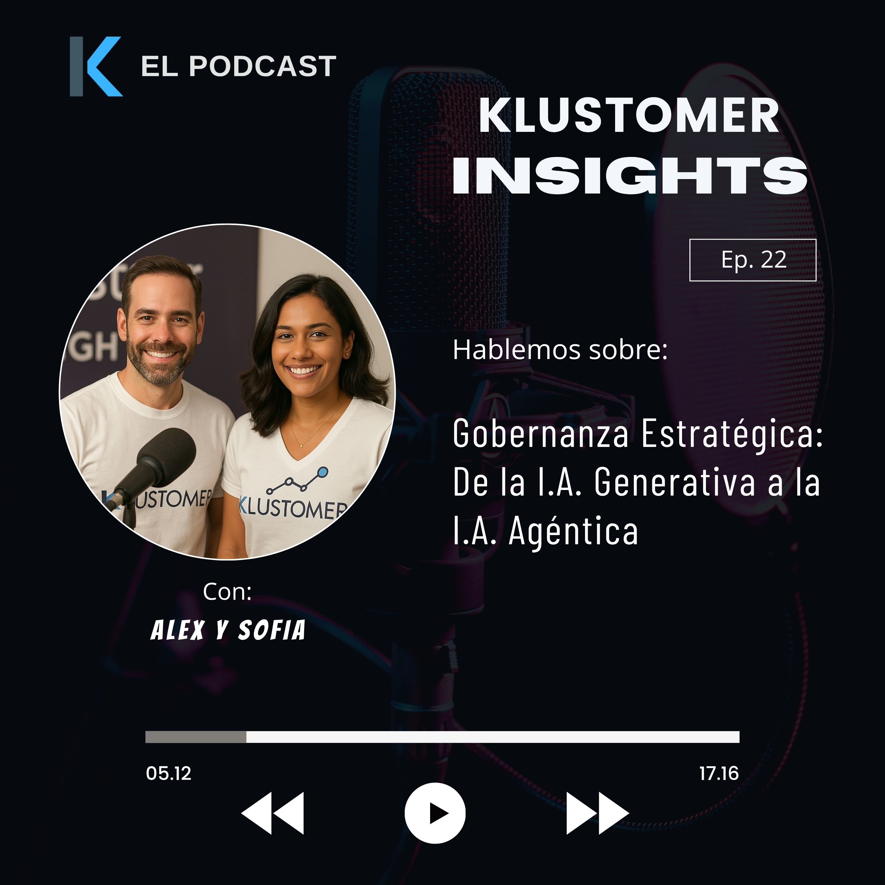 Klustomer Insights: Ep. 22 - Gobernanza de la IA Agéntica episode artwork