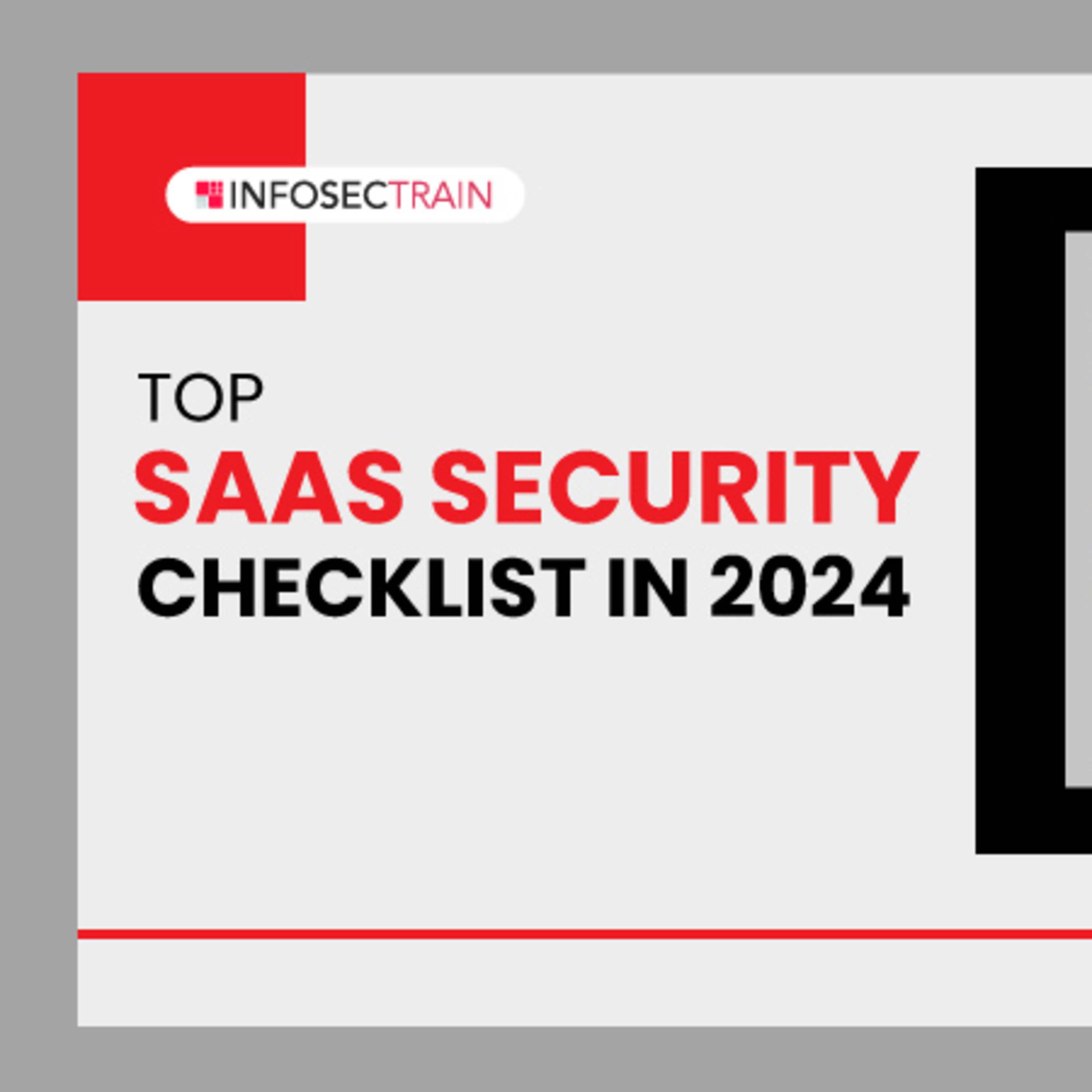 Top SaaS Security Checklist in 2024