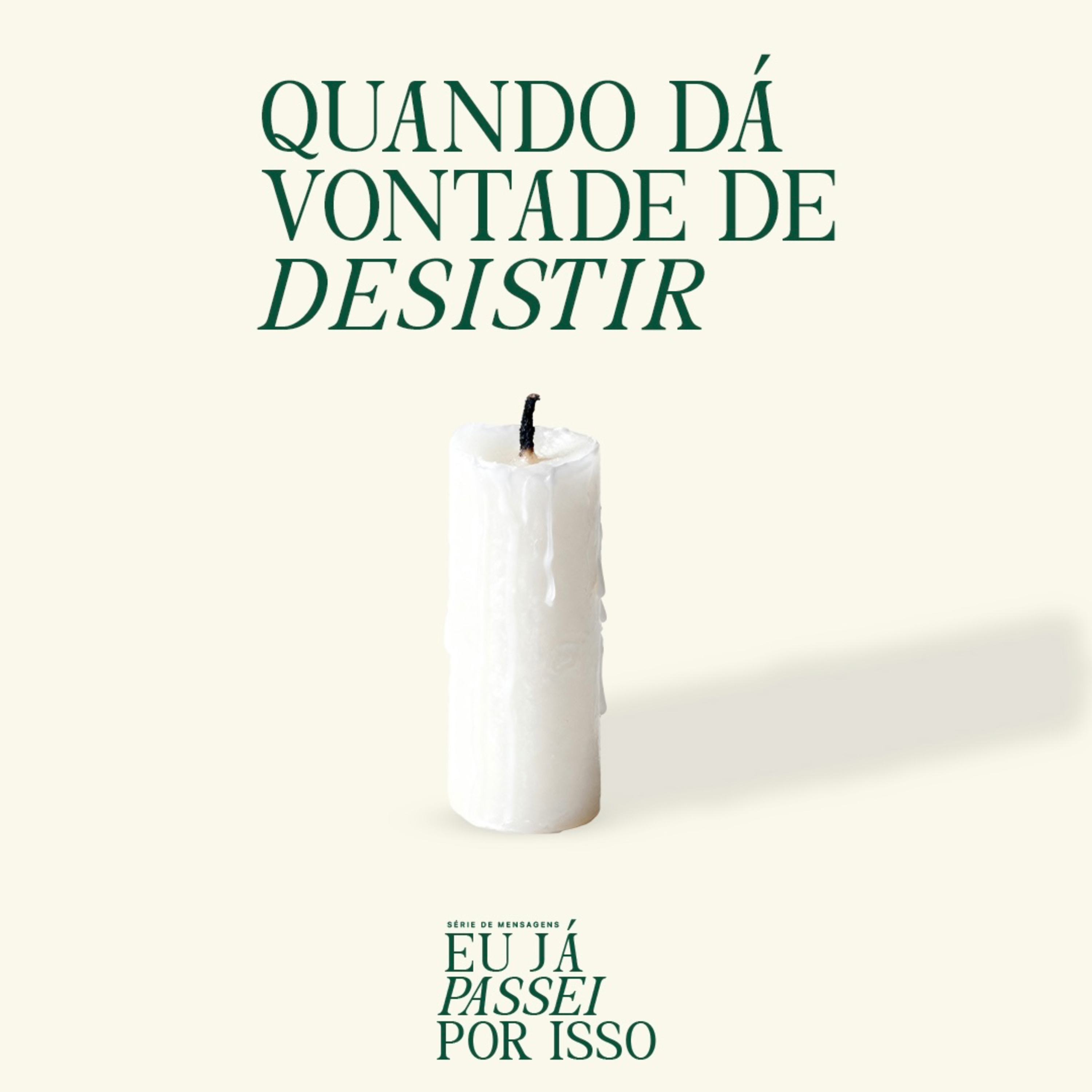 Quando dá vontade de desistir| Bp Marcelo Toschi