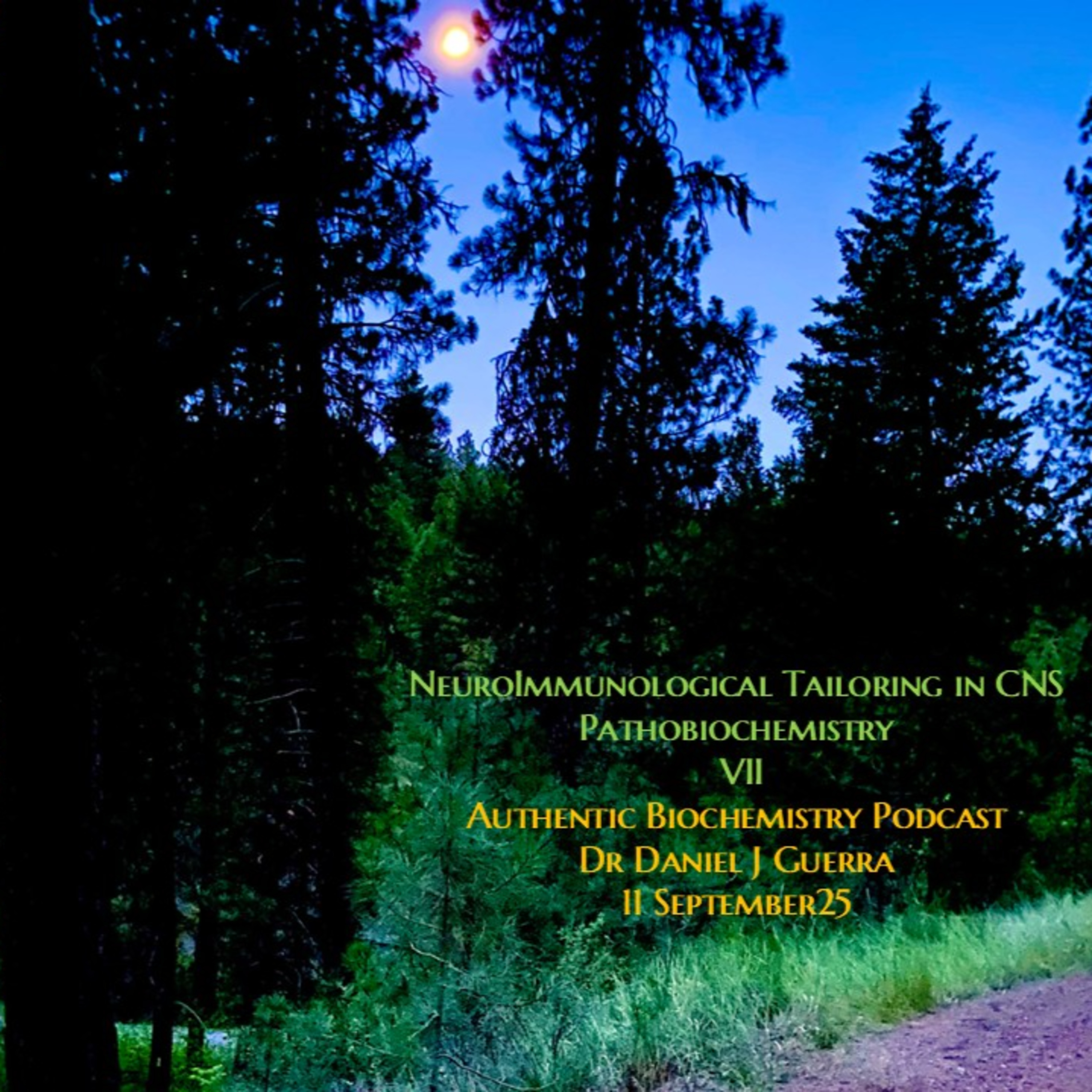 NeuroImmunological Tailoring in CNS Pathobiochemistry VII Authentic Biochemistry Podcast Dr Daniel J Guerra  11 September25