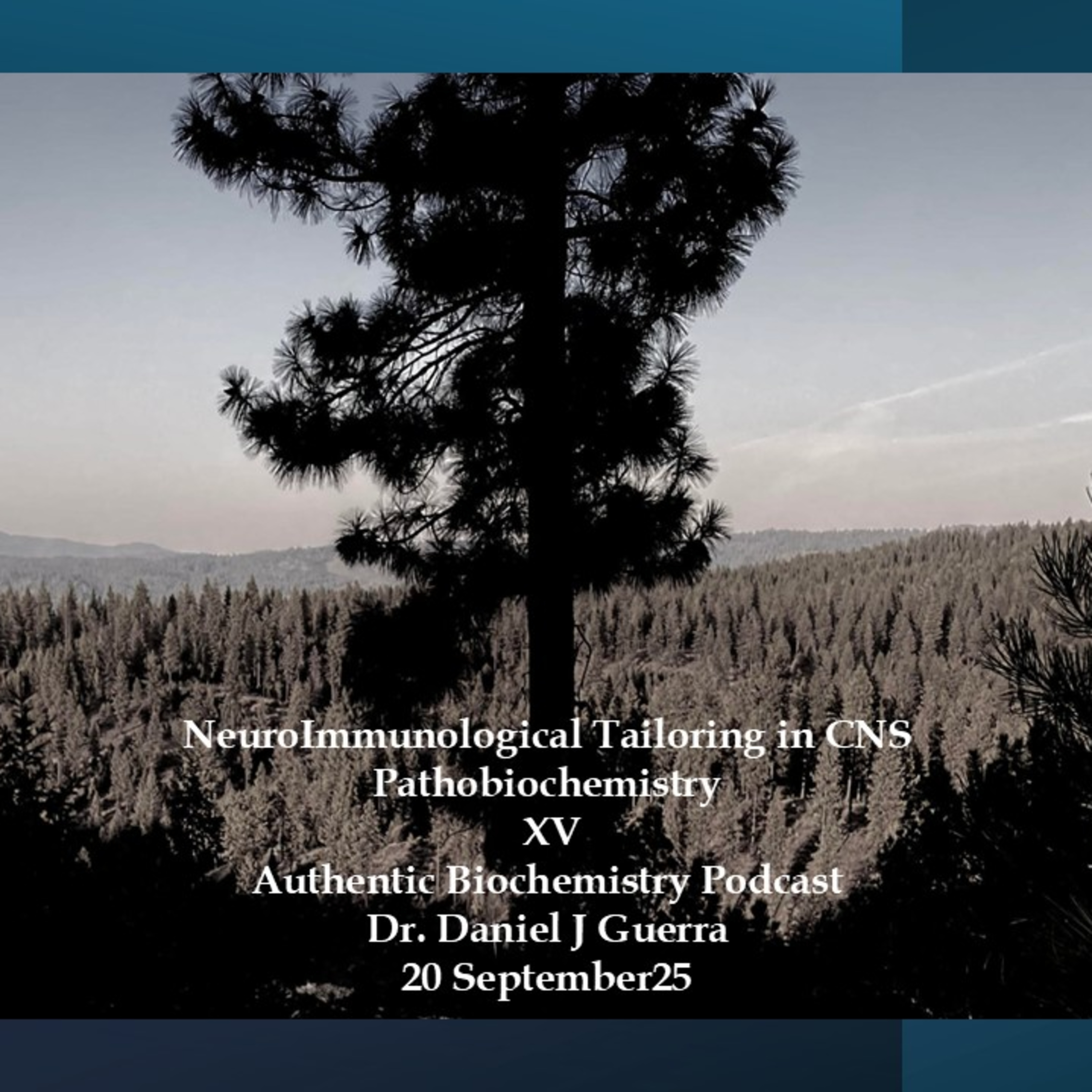 NeuroImmunological Tailoring in CNS Pathobiochemistry XV Authentic Biochemistry Podcast Dr. Daniel J Guerra 20 September25