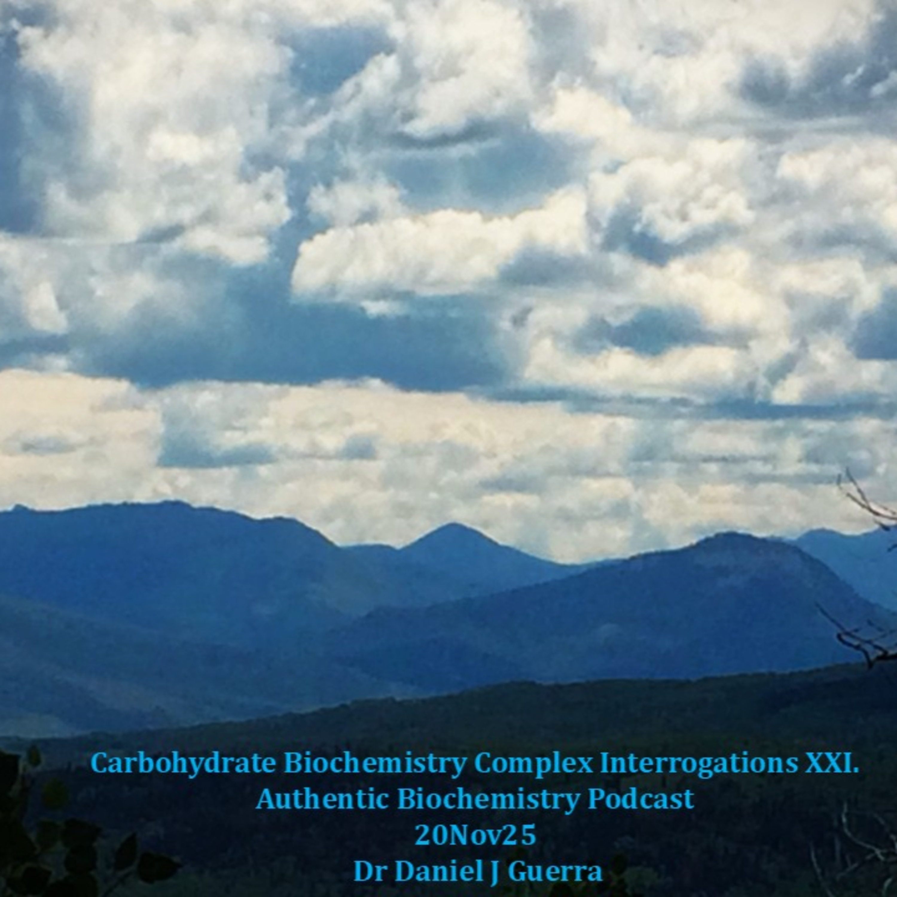 Carbohydrate Biochemistry Complex Interrogations XXI. Authentic Biochemistry Podcast 20 Nov25. Dr Daniel J Guerra