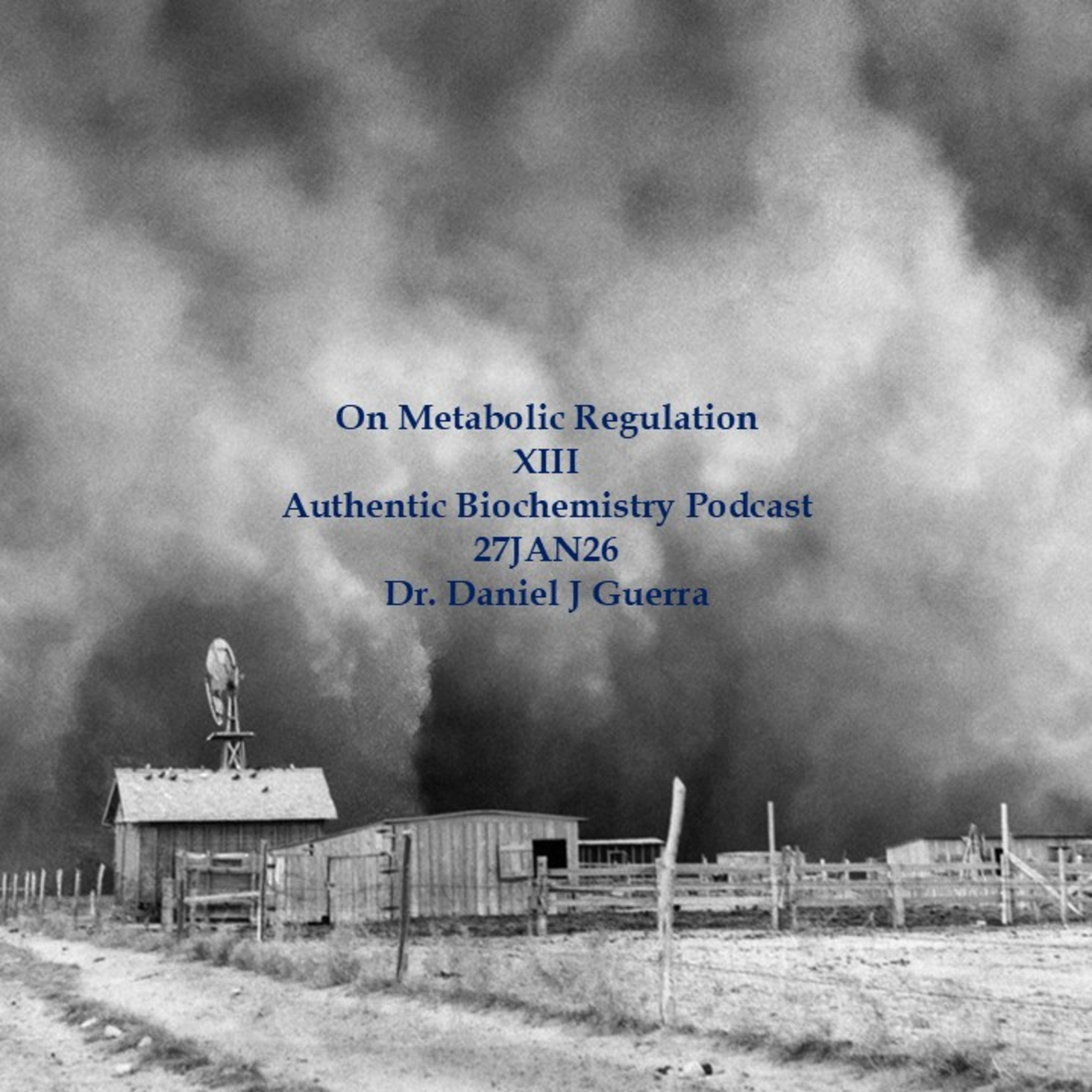 On Metabolic Regulation XIII Authentic Biochemistry Podcast 27JAN26 Dr. Daniel J Guerra
