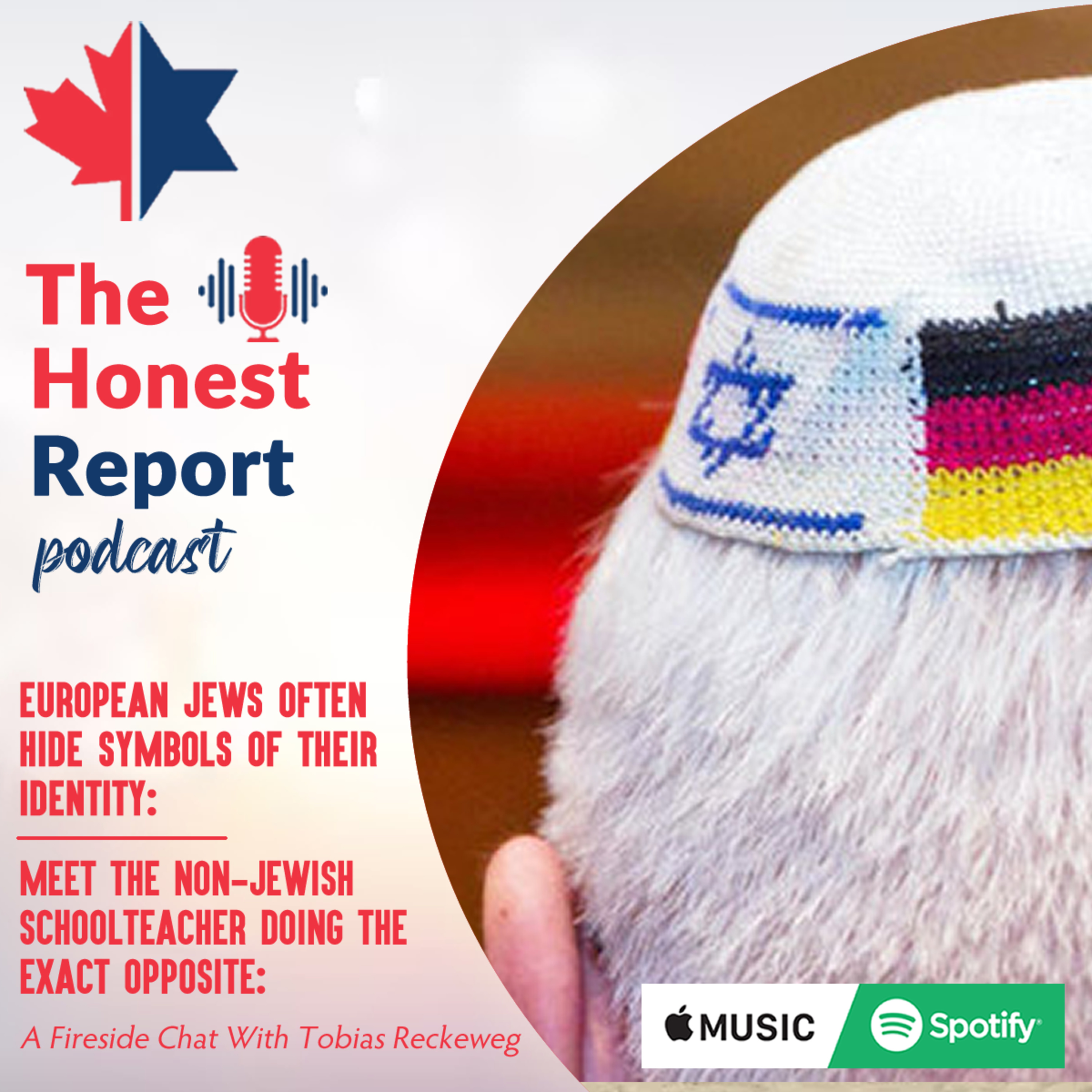 European Jews Often Hide Symbols Of Their Identity - Meet The Non-Jewish Schoolteacher Doing The Exact Opposite: A Fireside Chat With Tobias Reckeweg episode artwork