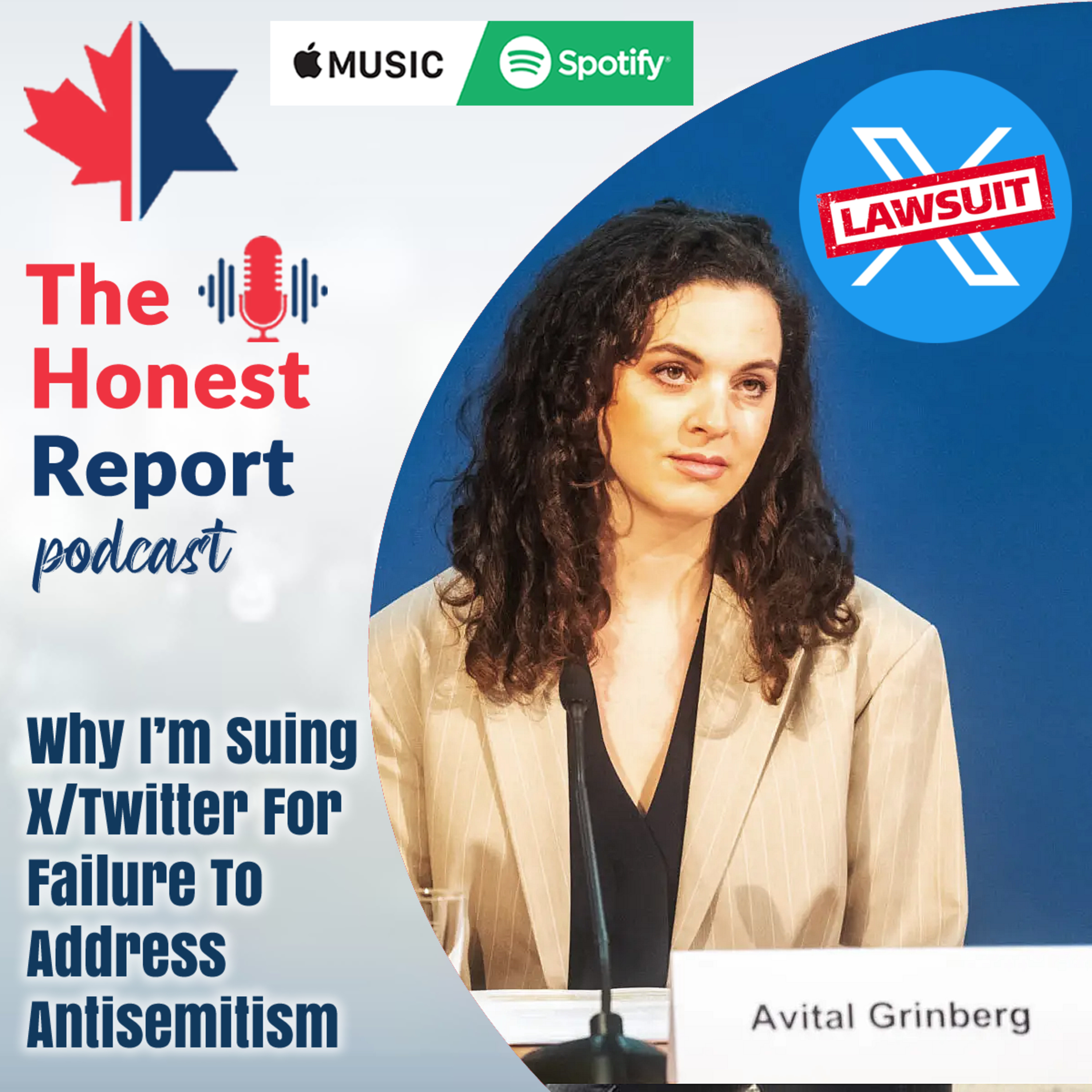 Why I'm Suing X/Twitter For Failure To Address Antisemitism: A Fireside Chat With Avital Grinberg, Former President Of The European Union Of Jewish Students episode artwork