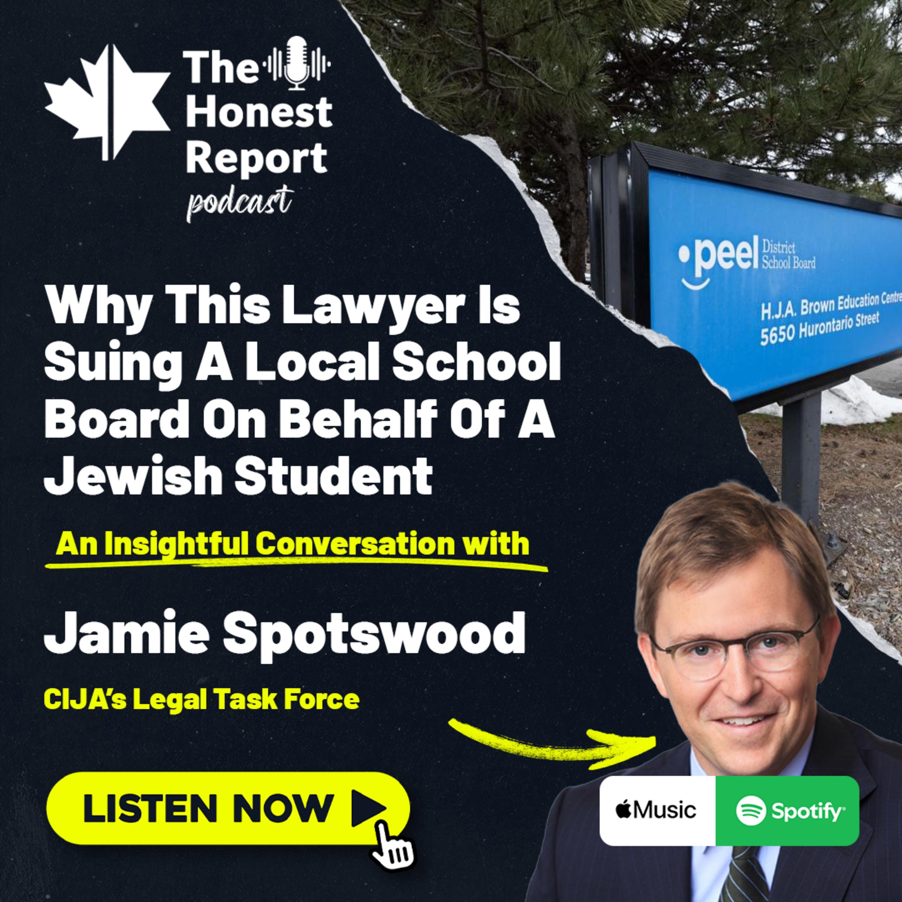 Why This Lawyer Is Suing A Local School Board On Behalf Of A Jewish Student: An Insighhtful Conversation With Jamie Spotswood episode artwork
