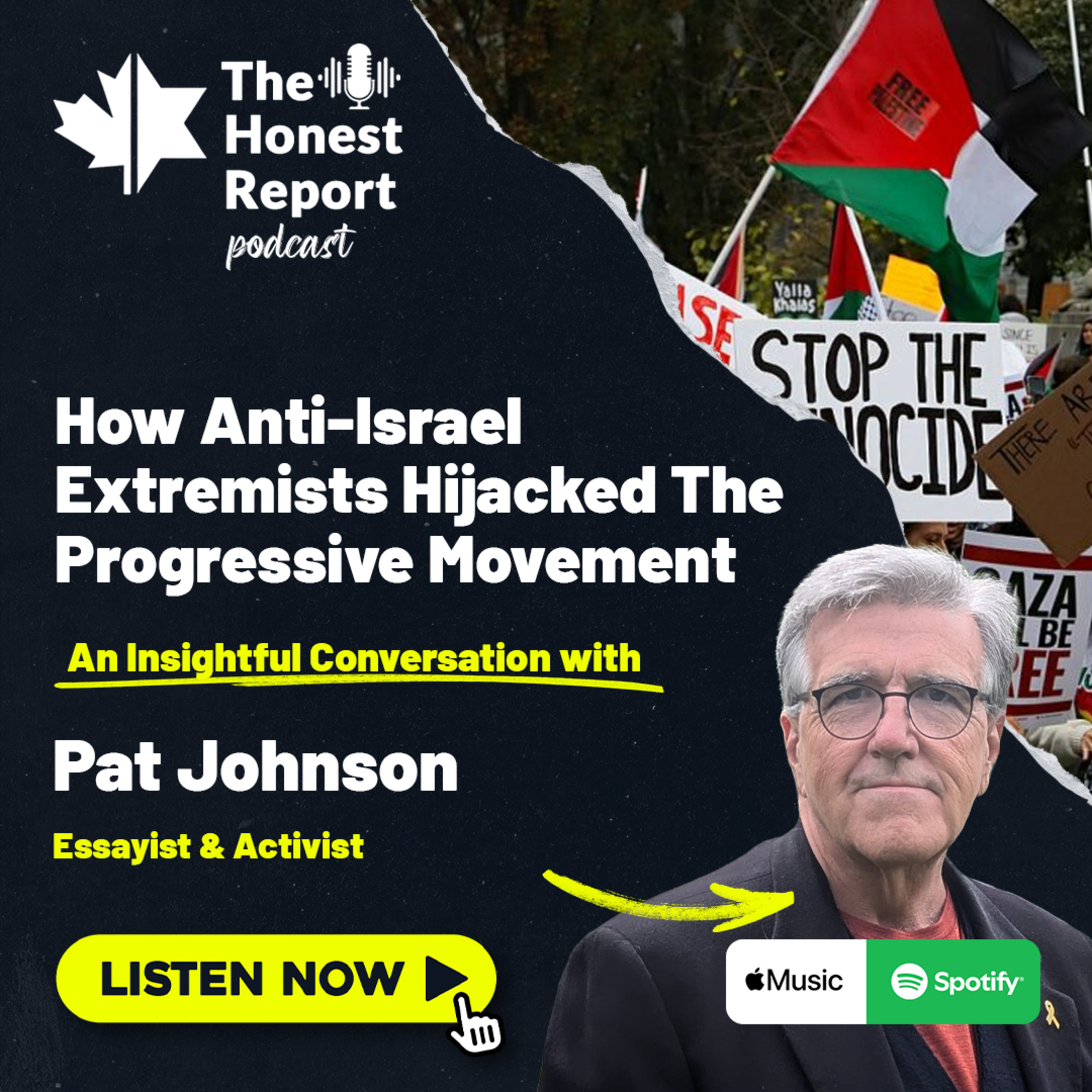 How Anti-Israel Extremists Hijacked The Progressive Movement: An Insightful Conversation With Essayist & Activist Pat Johnson episode artwork