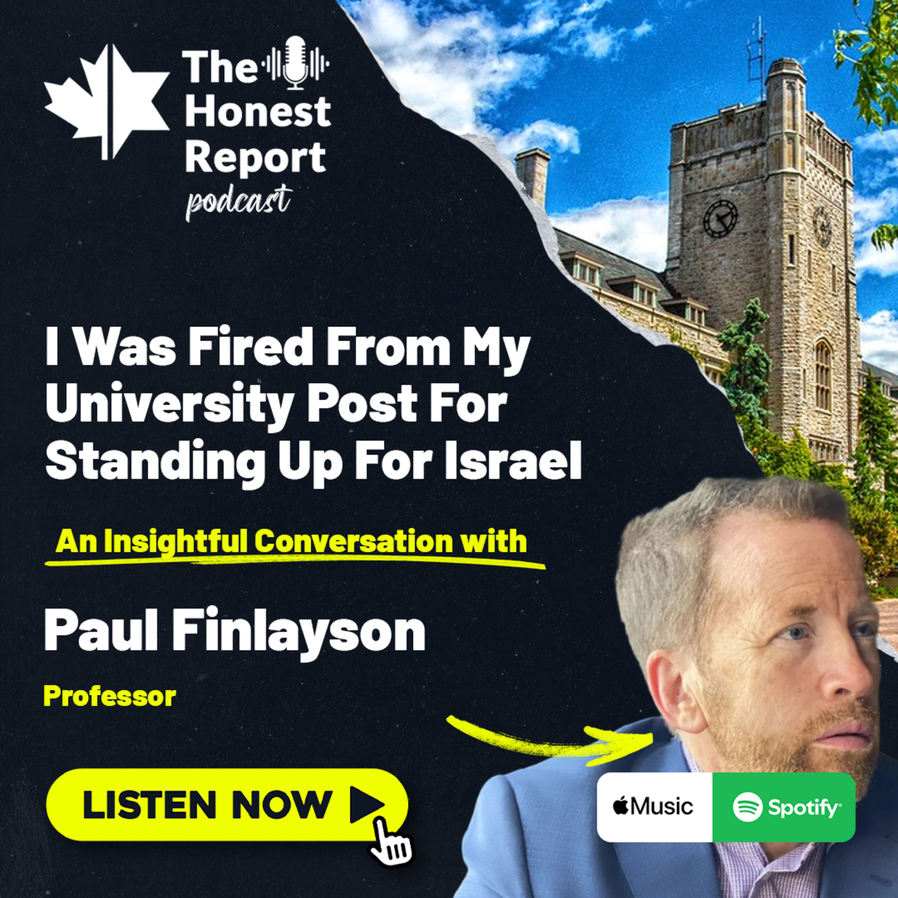 I was Fired From My University Post For Standing Up For Israel: An Insightful Conversation With Professor Paul Finlayson episode artwork