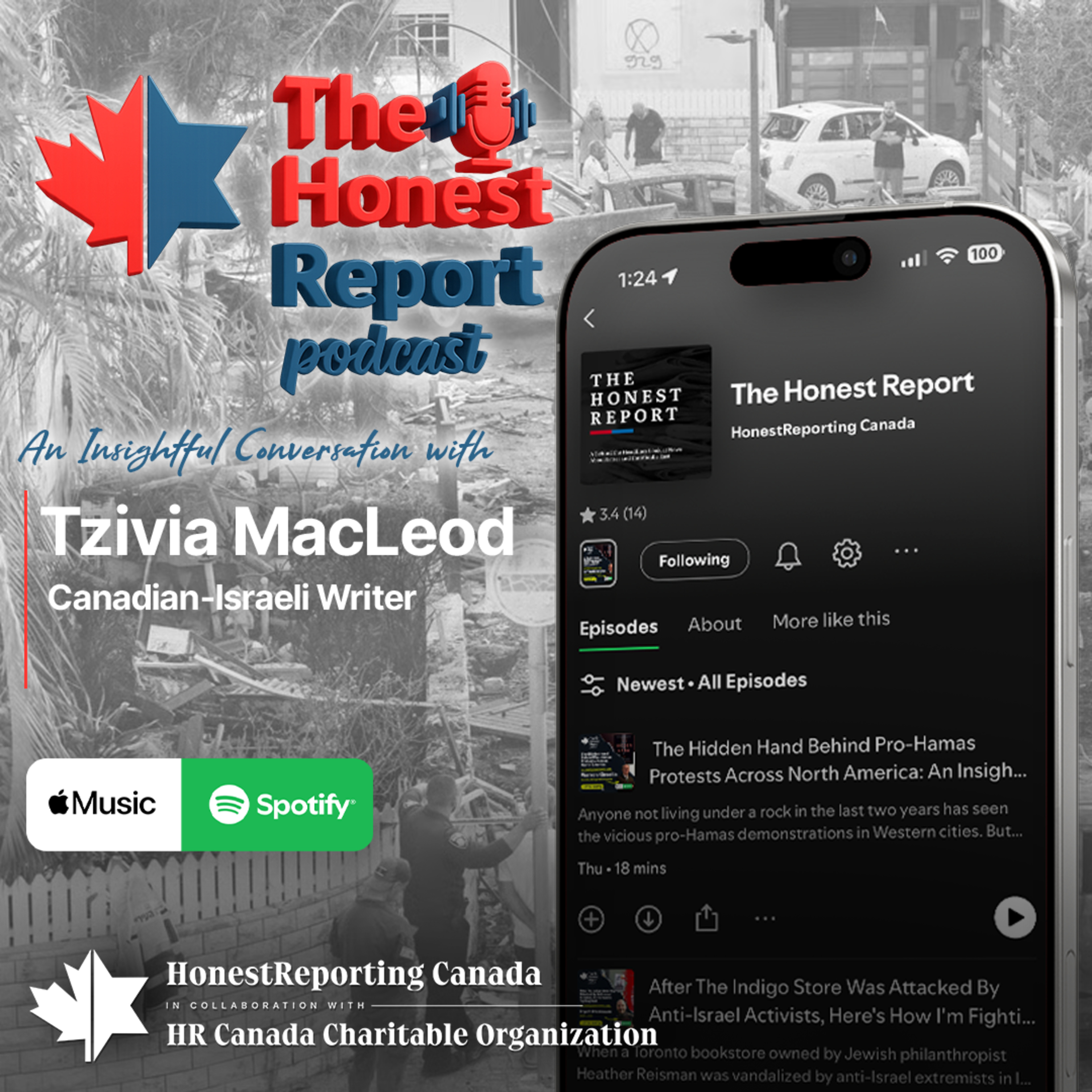 Understanding the Resilience of Israelis After 2.5 Years Of War: An Insightful Conversation With Tzivia MacLeod, Canadian-Israeli Writer episode artwork